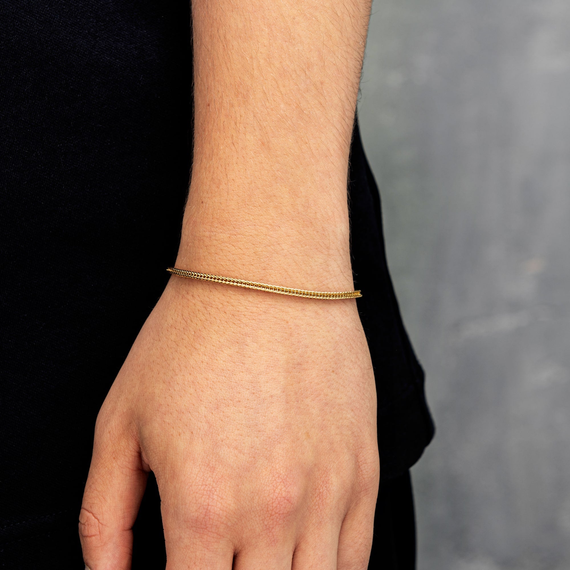 New Franco Bracelet 2.5mm Gold