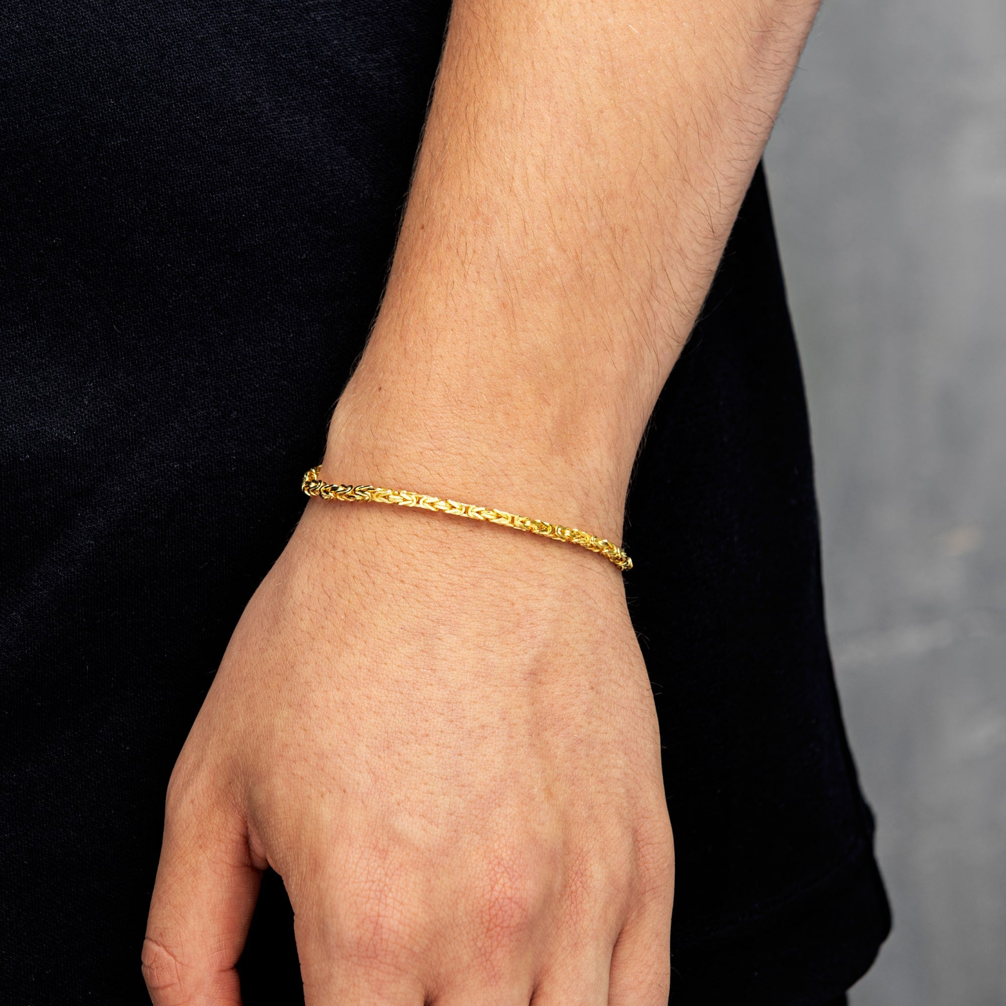 Royal Bracelet 3mm S925 Gold