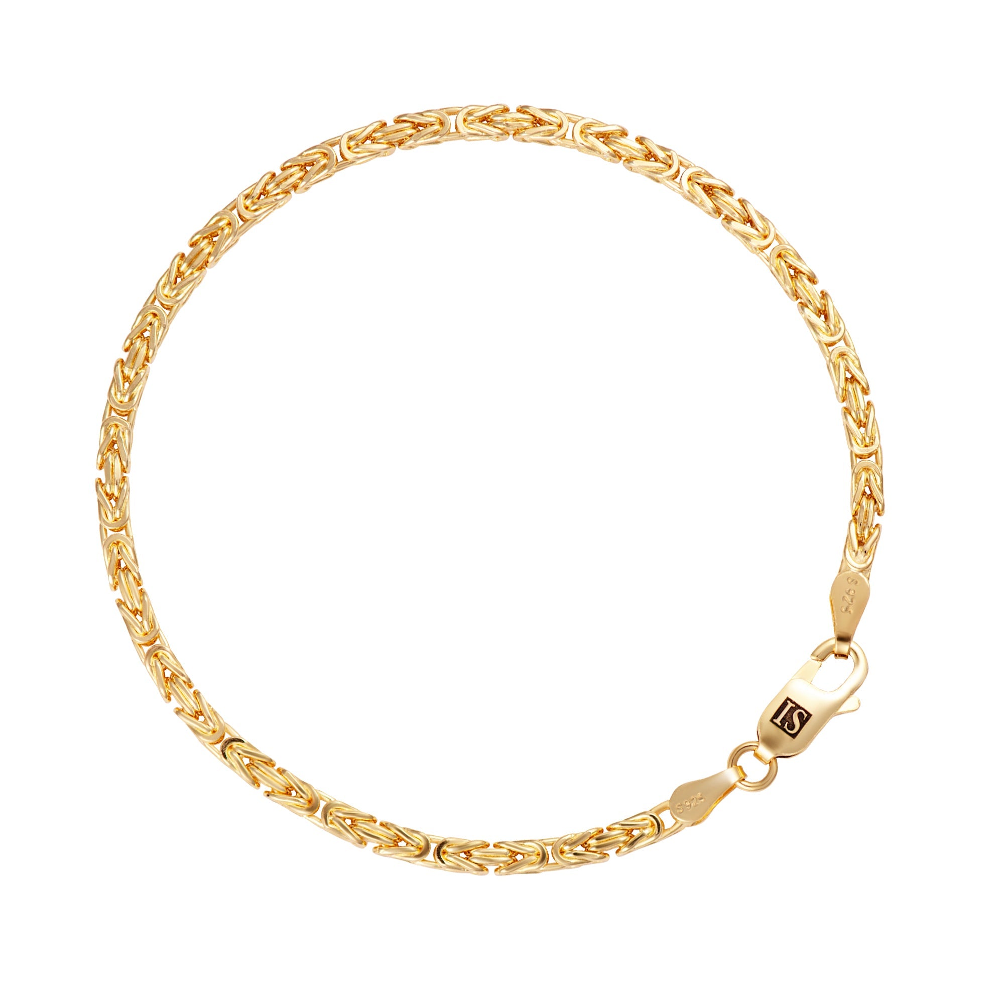 Royal Bracelet 3mm S925 Gold