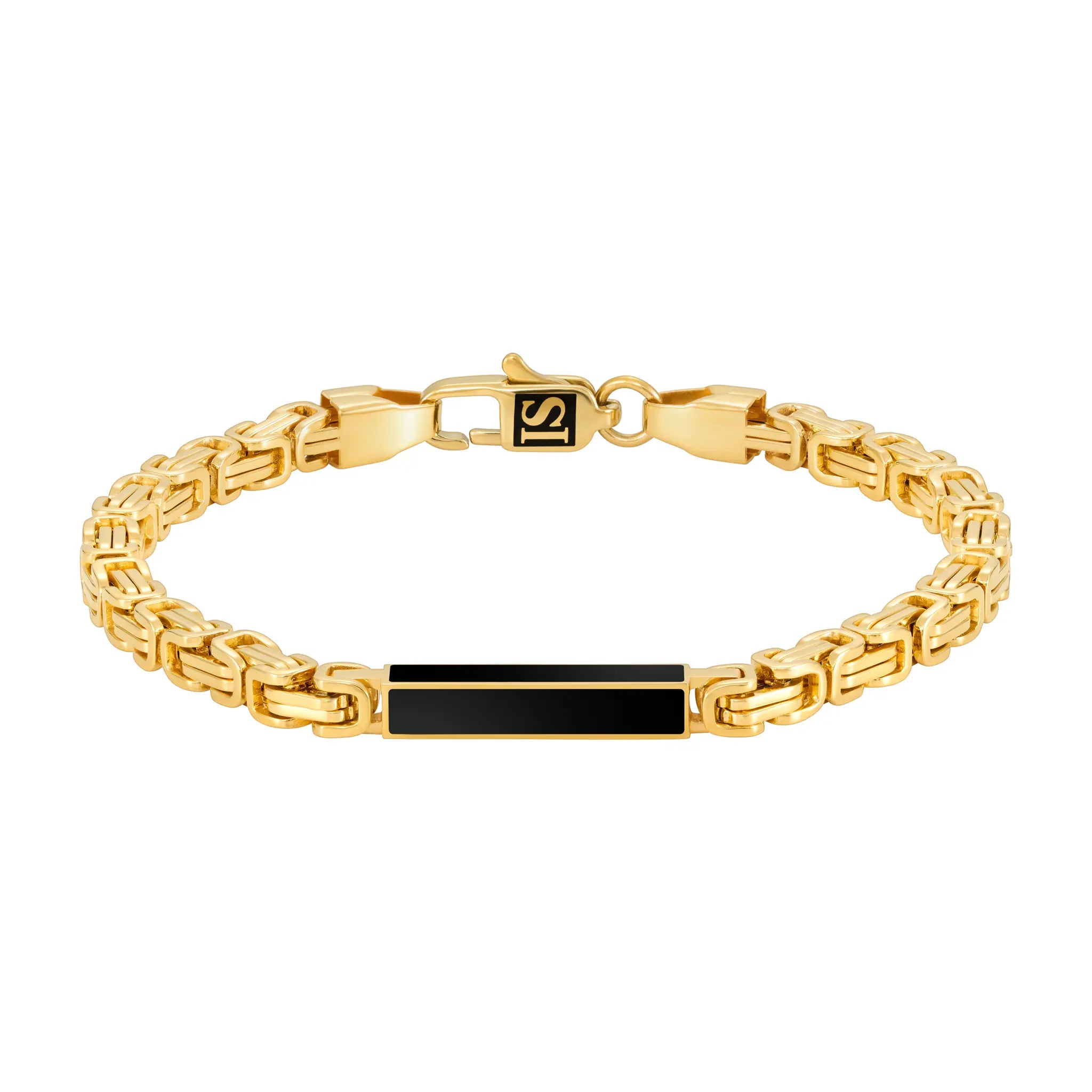 Bracelet Oeil de Tigre Byzantine 4mm Or