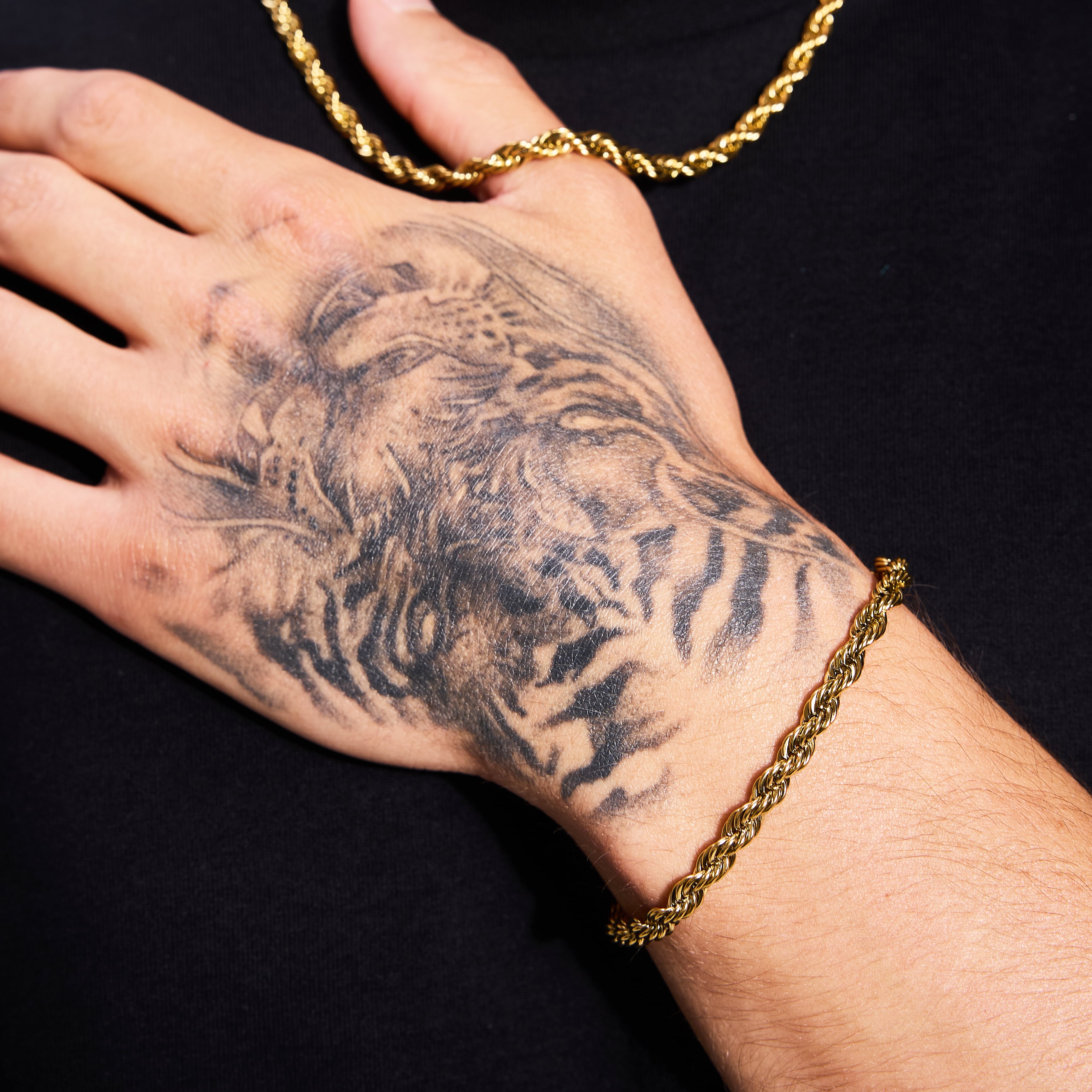 Bracelet Rope 5mm Gold