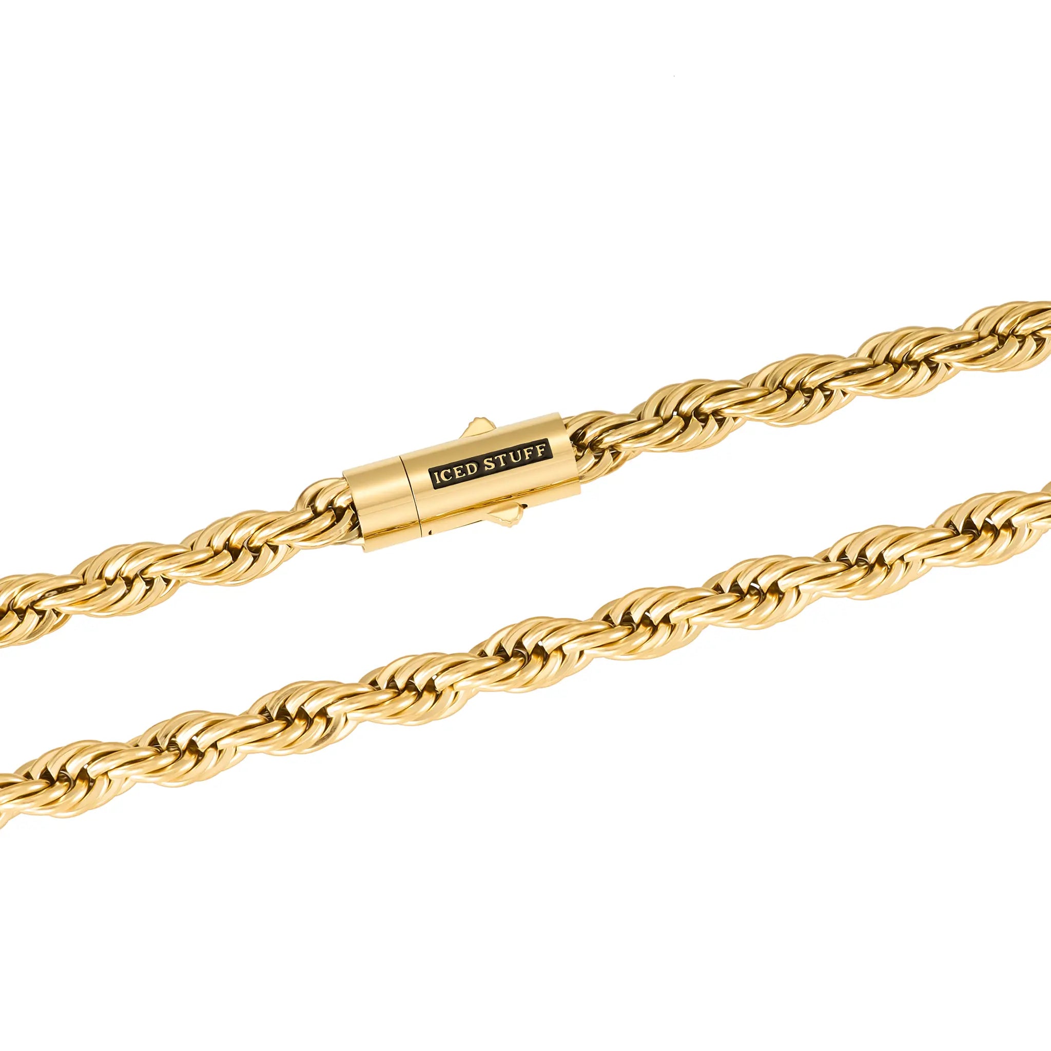 Rope bracelet 8mm Gold