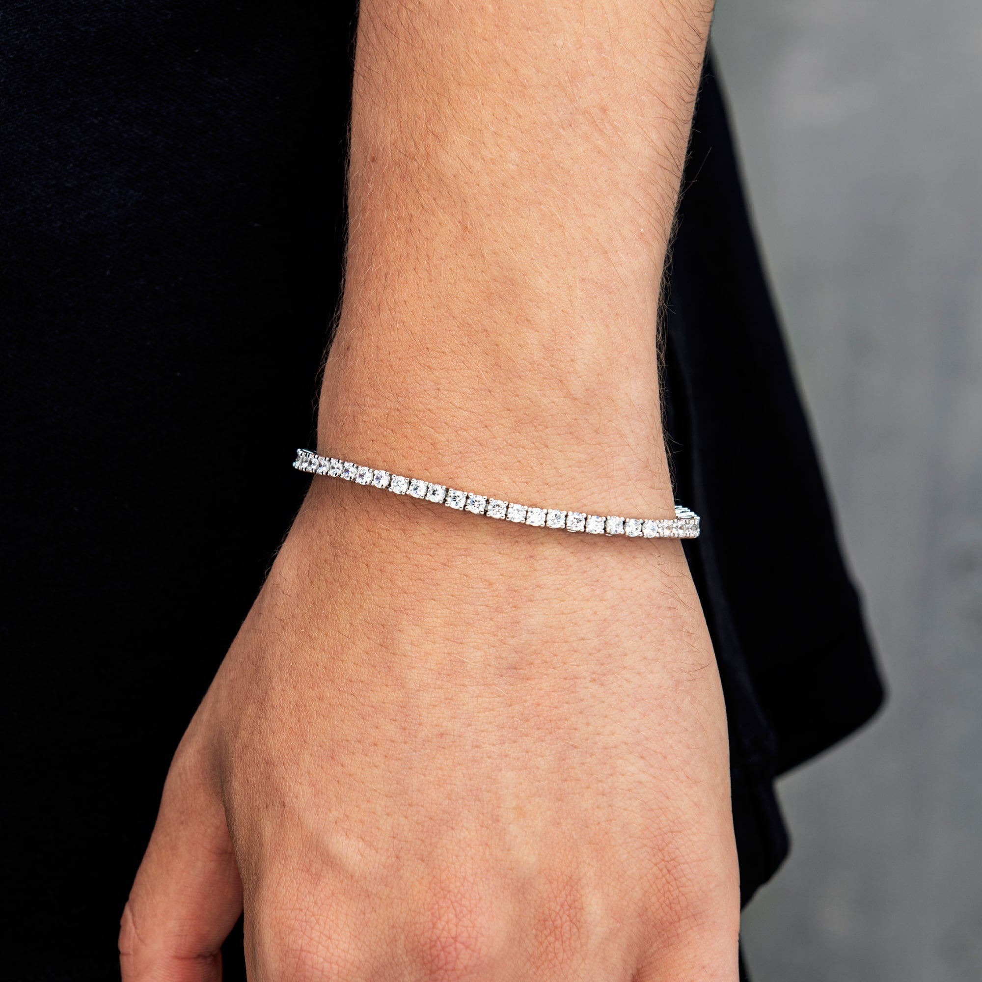 Tennis Bracelet 3mm White Gold