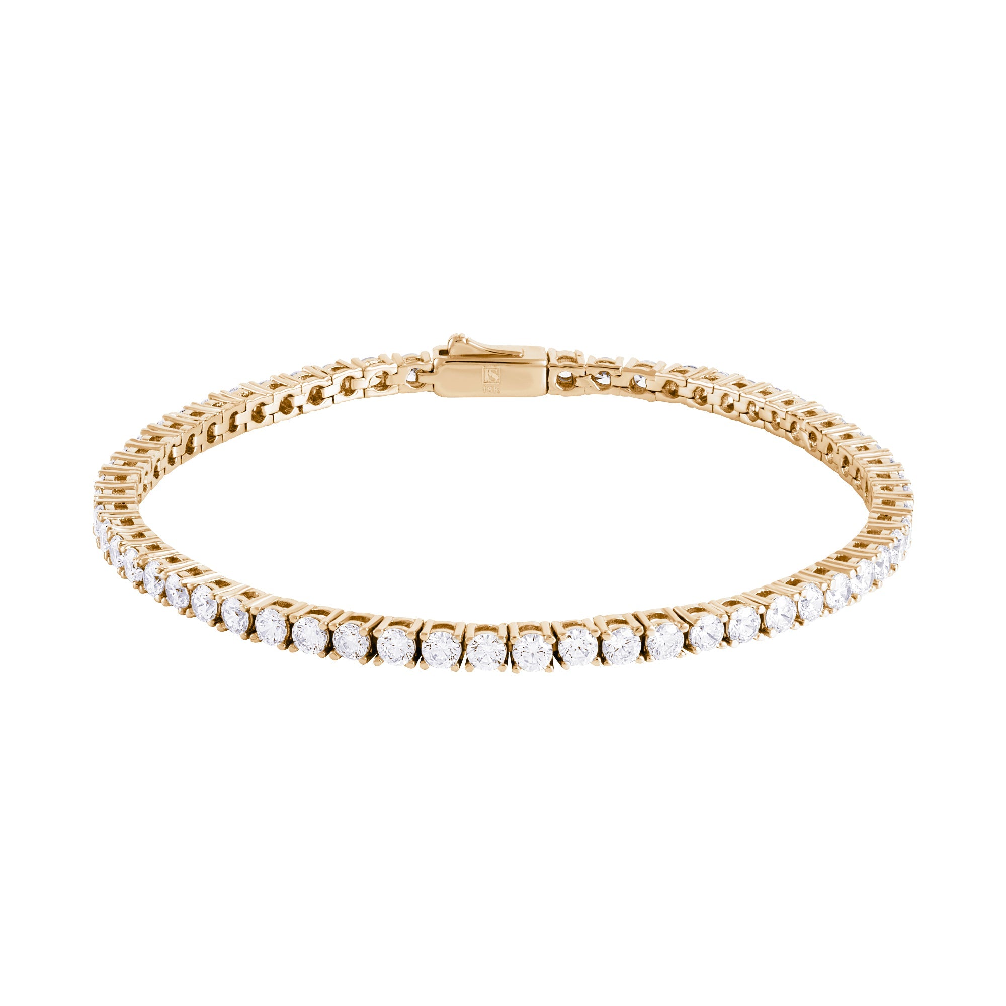 Tennis Bracelet 3mm Gold