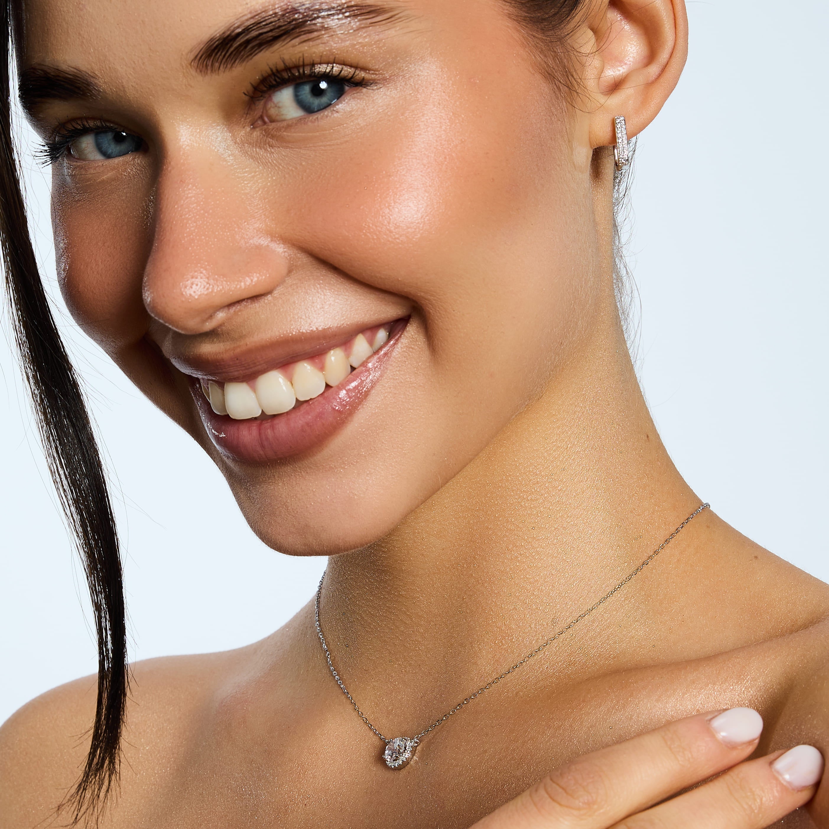 Diamond Rectangle S925 earrings