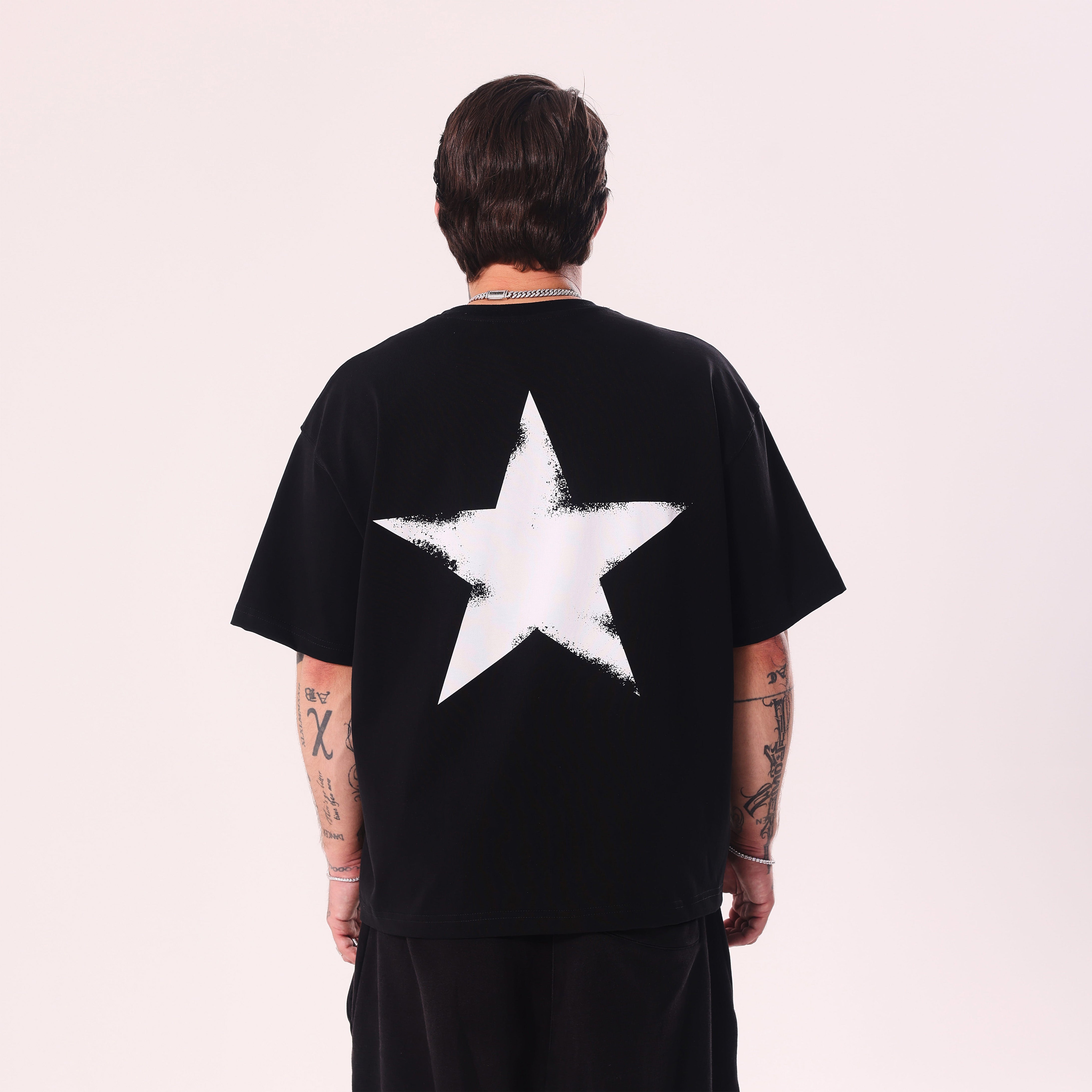 We Can Be Friends Black Boxy Fit T-Shirt