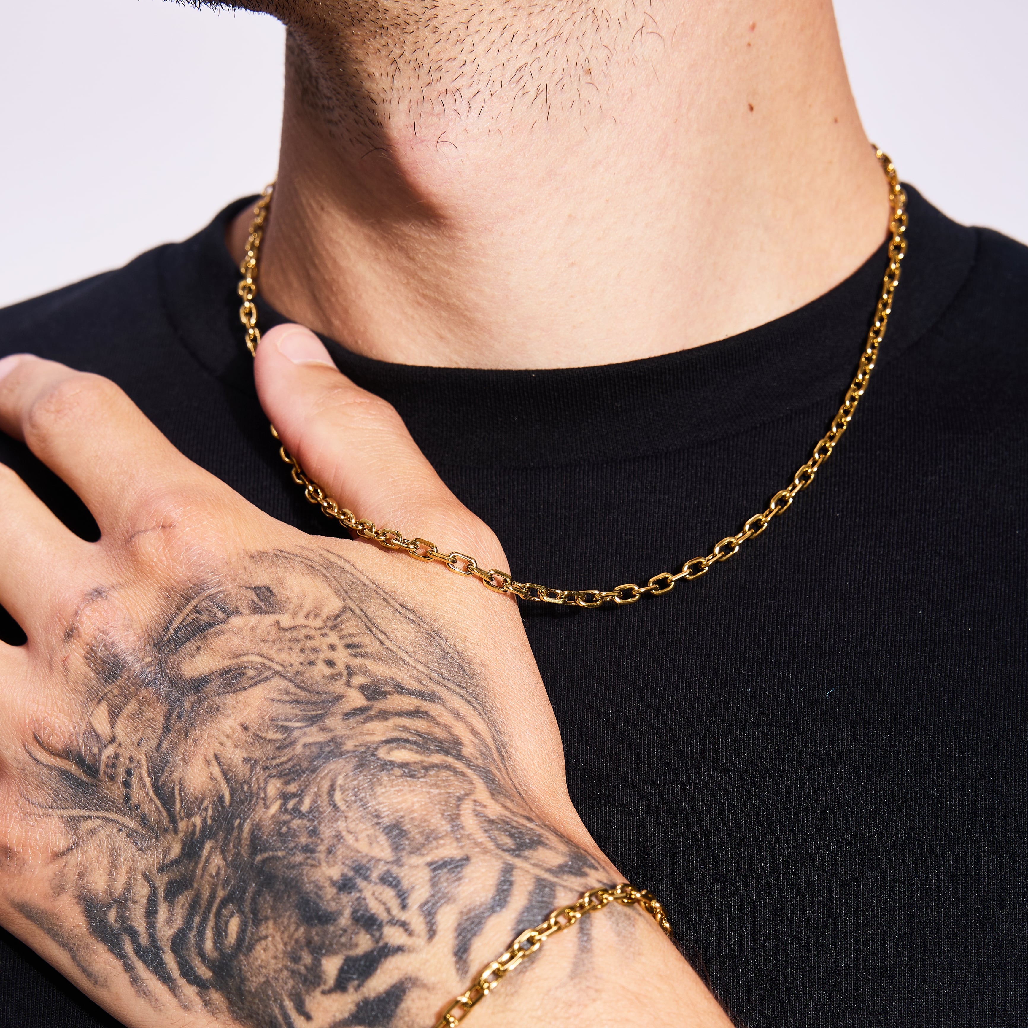 Anchor Chain 4mm Gold