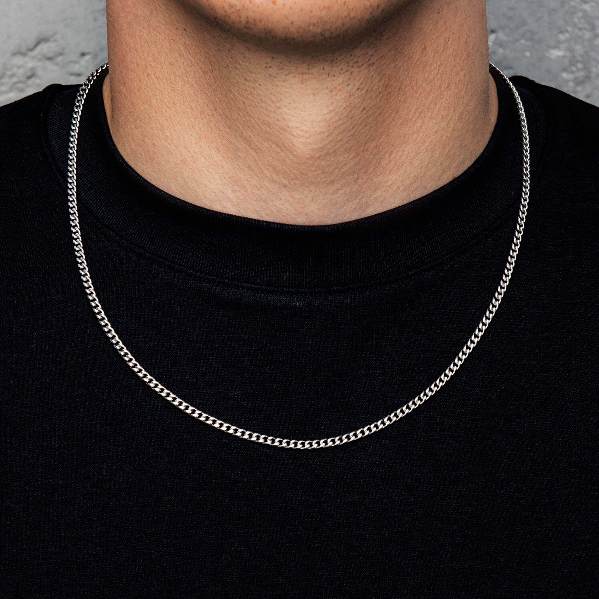 Miami Cuban Link Chain 3mm White Gold