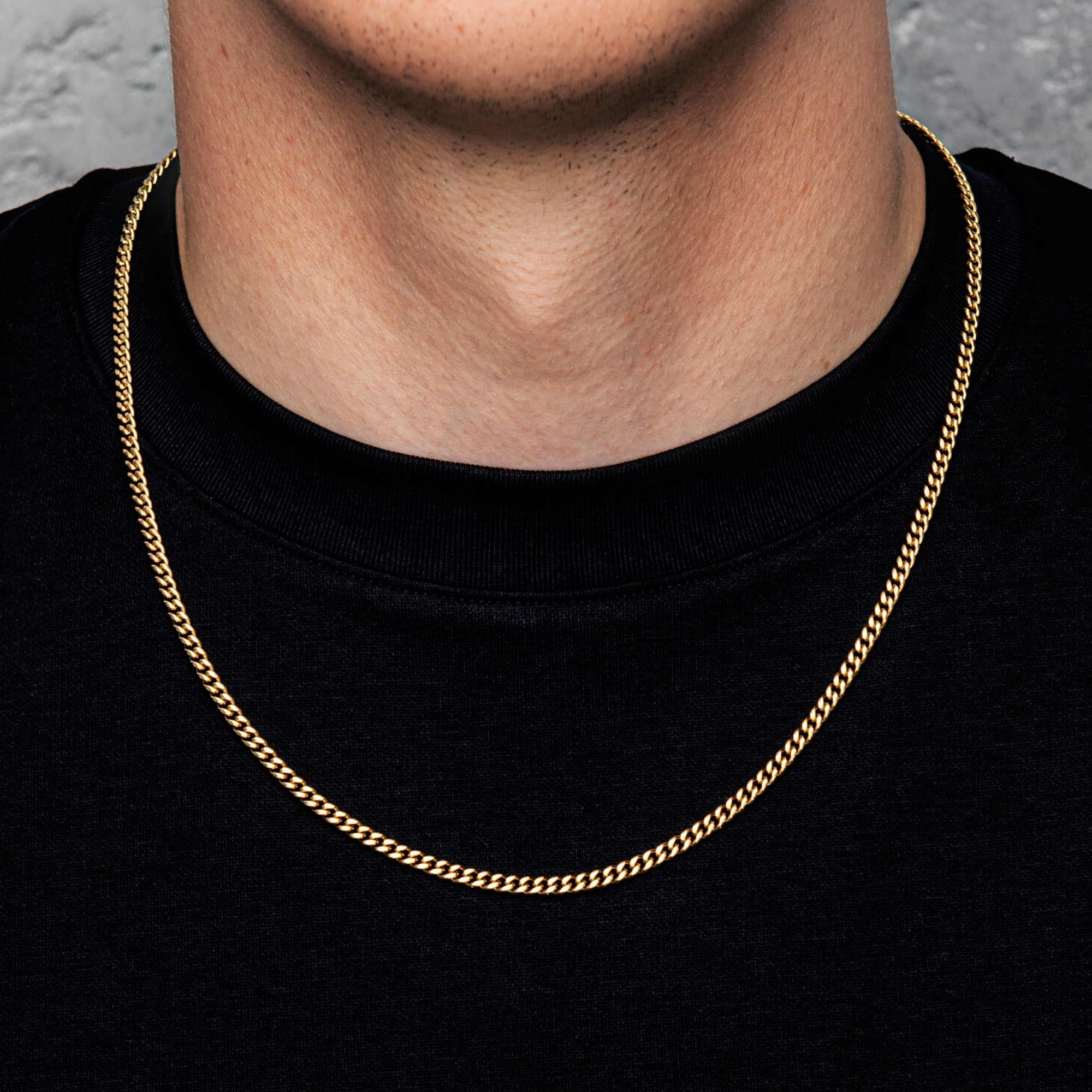 Miami Cuban Link Chain 3mm Gold