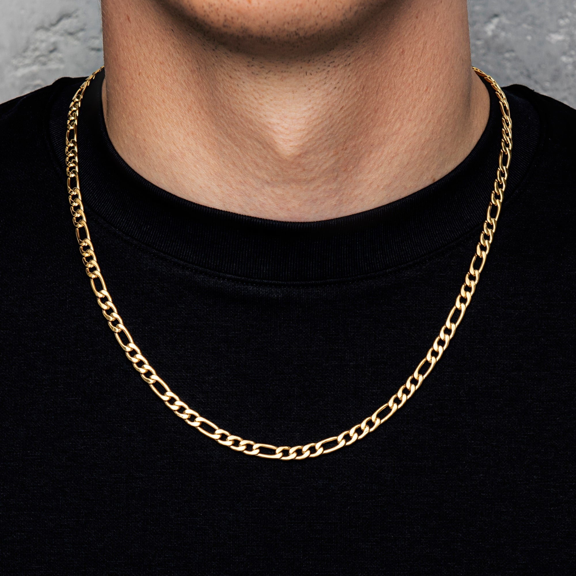 Figaro Chain 5mm Gold