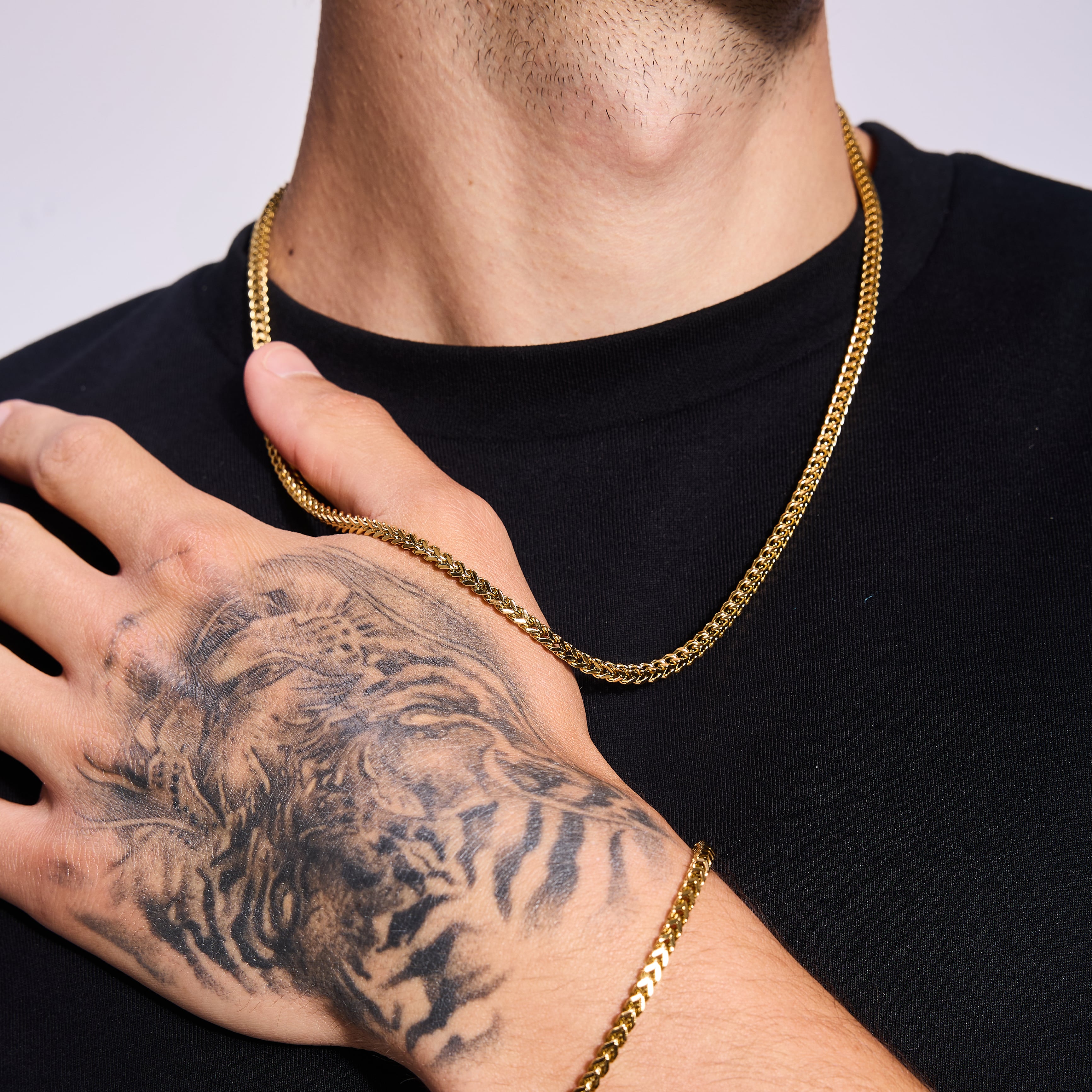 Chaîne Franco 3 mm en or