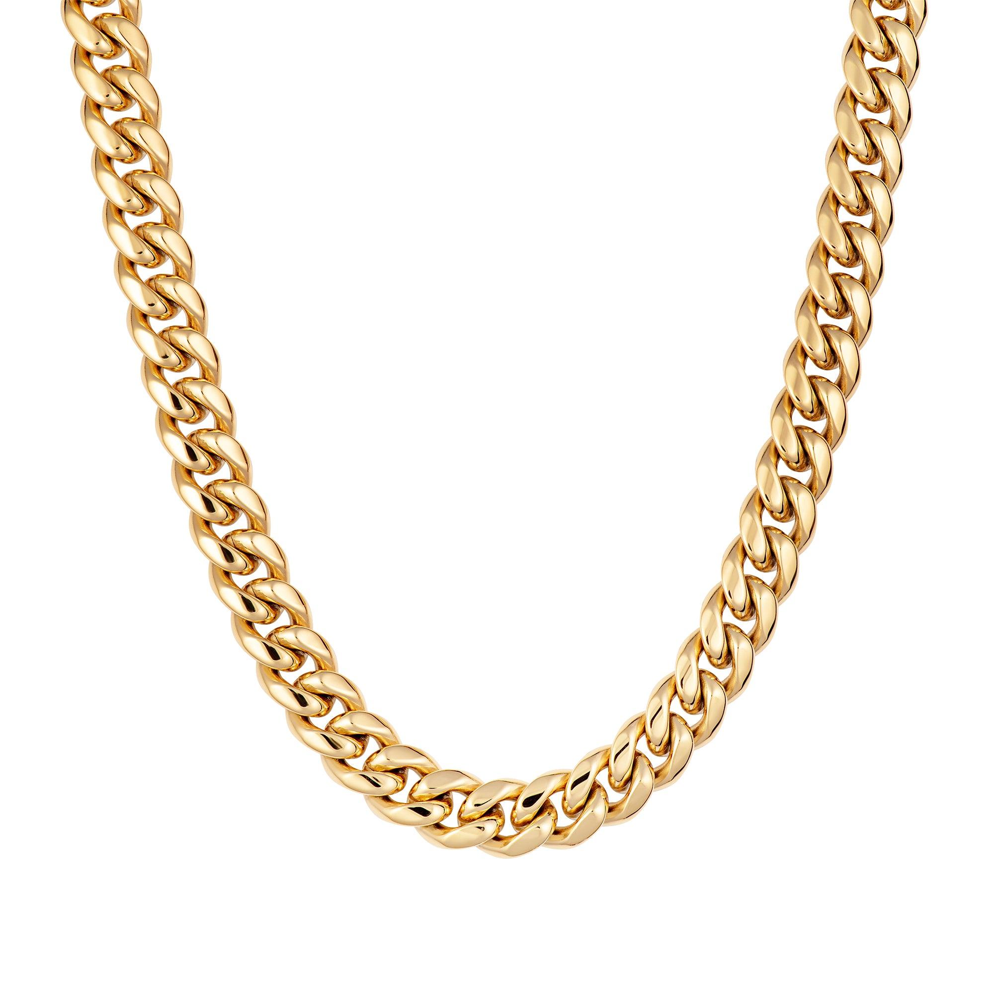 Miami Cuban Link 10mm Złoto - IcedStuff