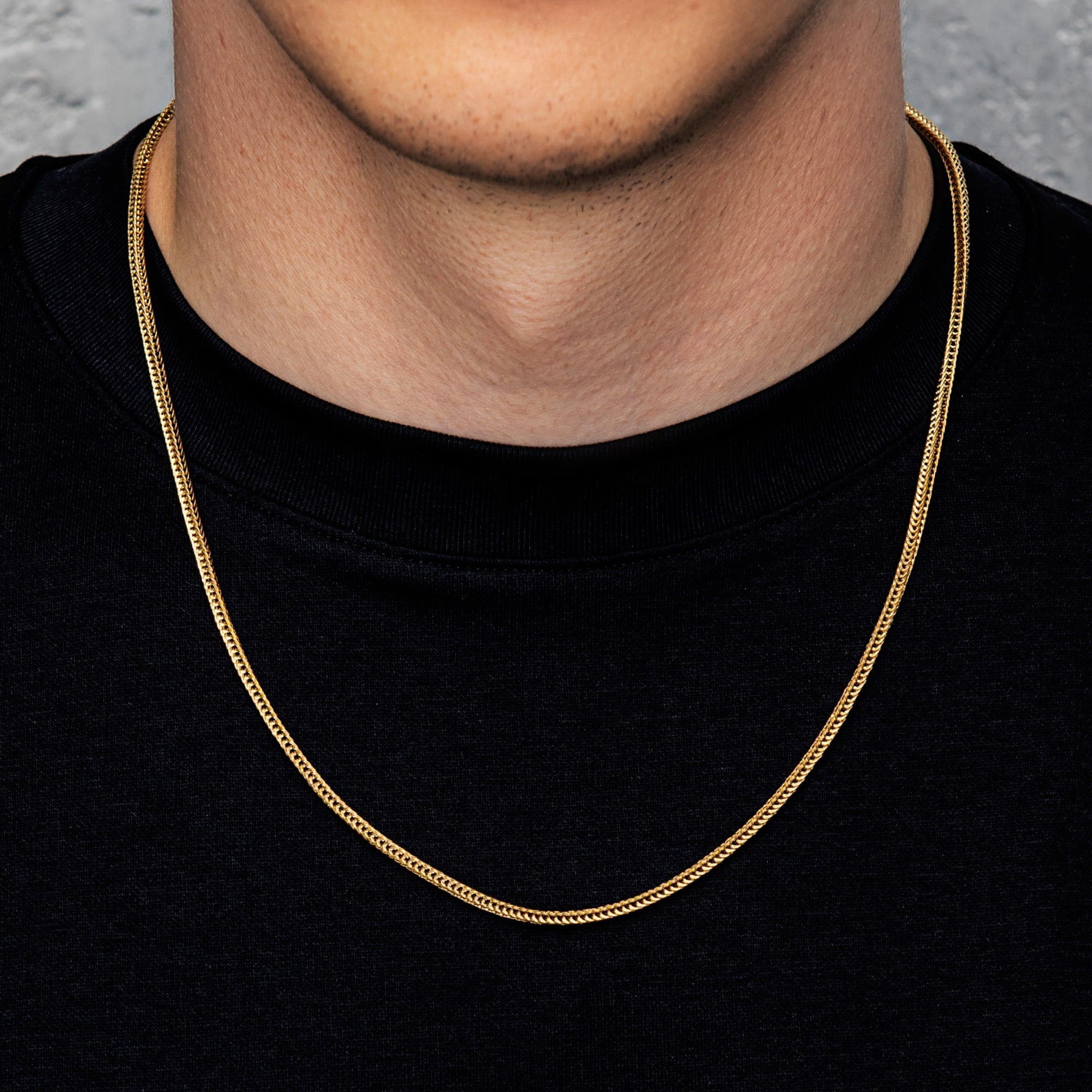 New Franco Chain 2.5mm Gold