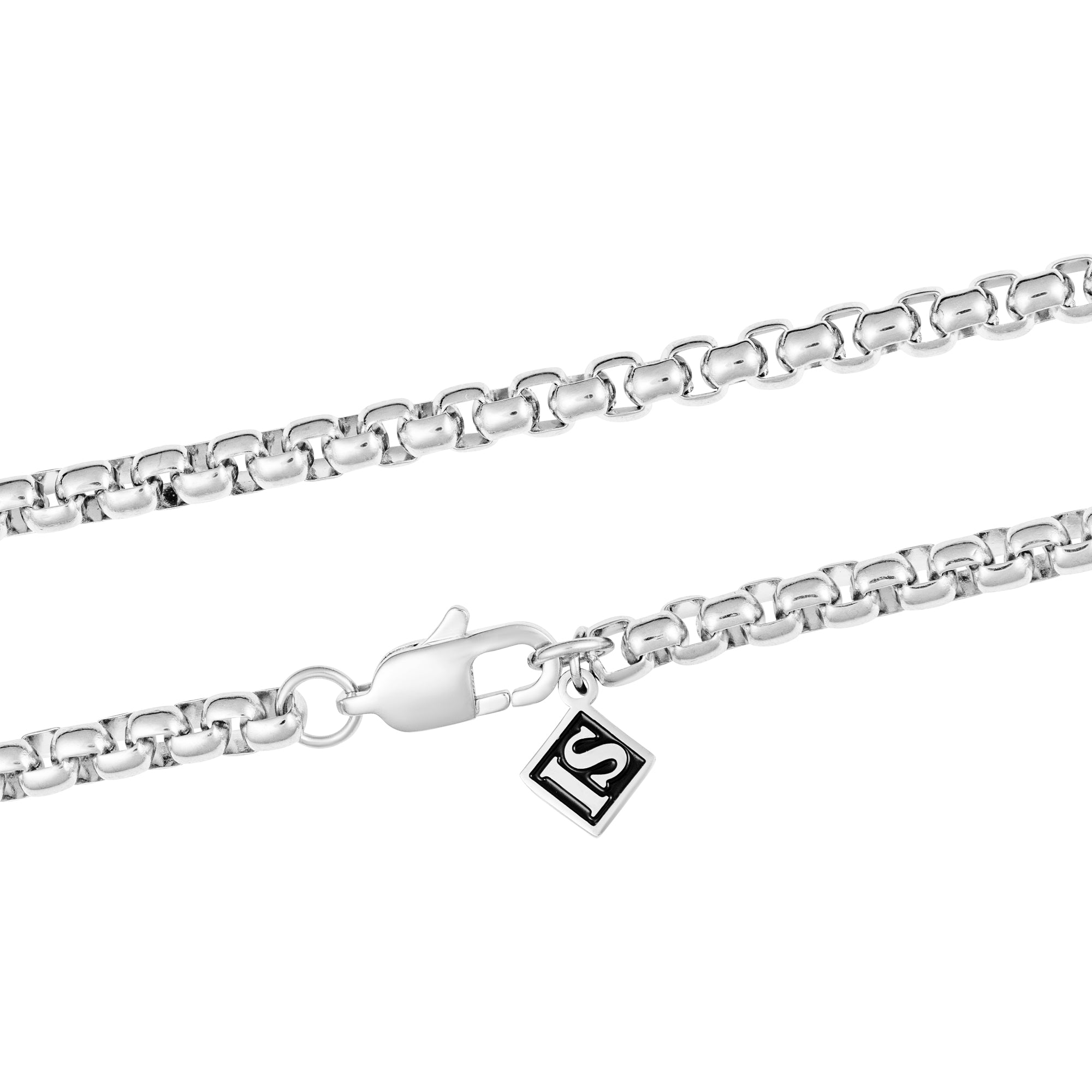 Rolo Chain 4mm White Gold