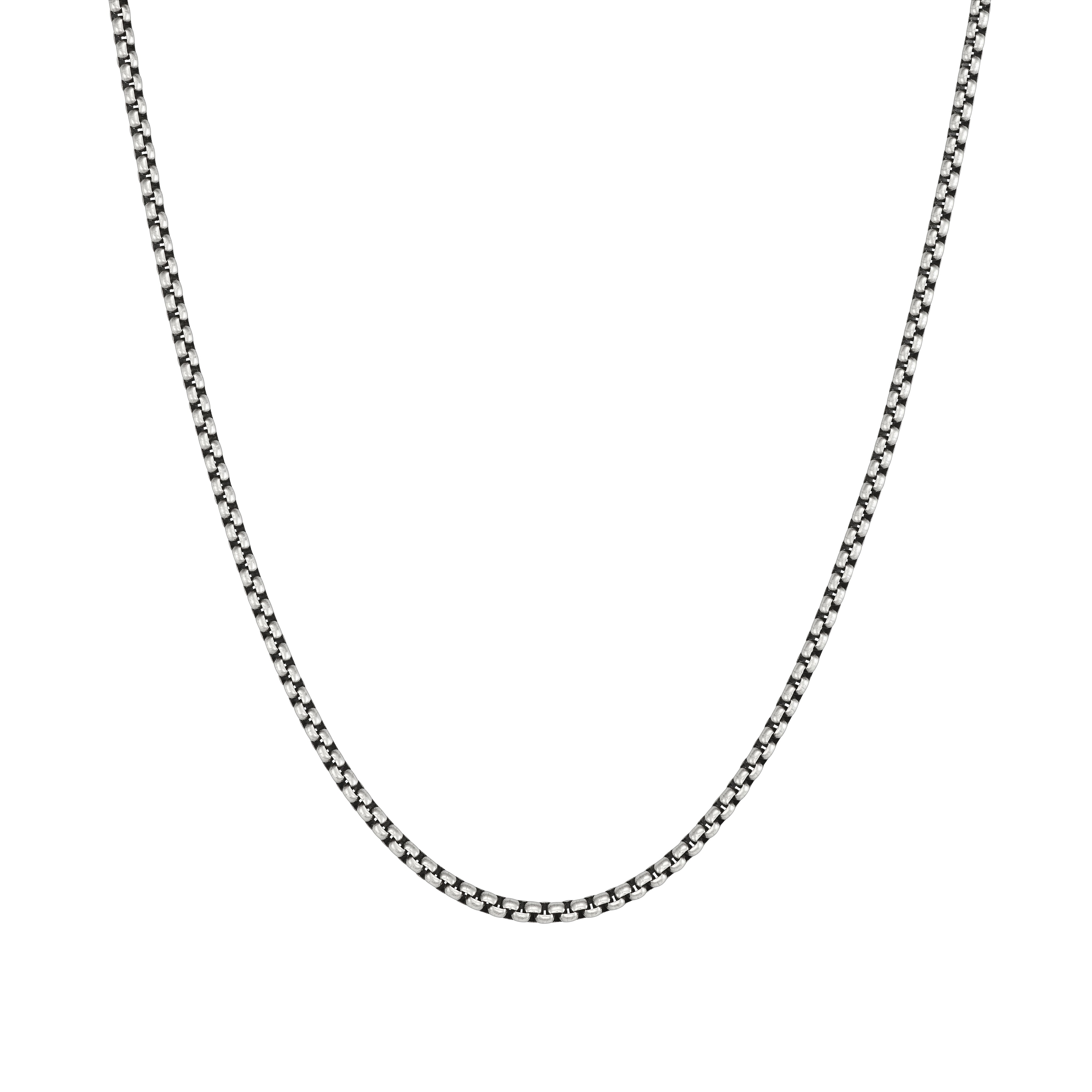 Rolo 4mm RAW Chain White Gold
