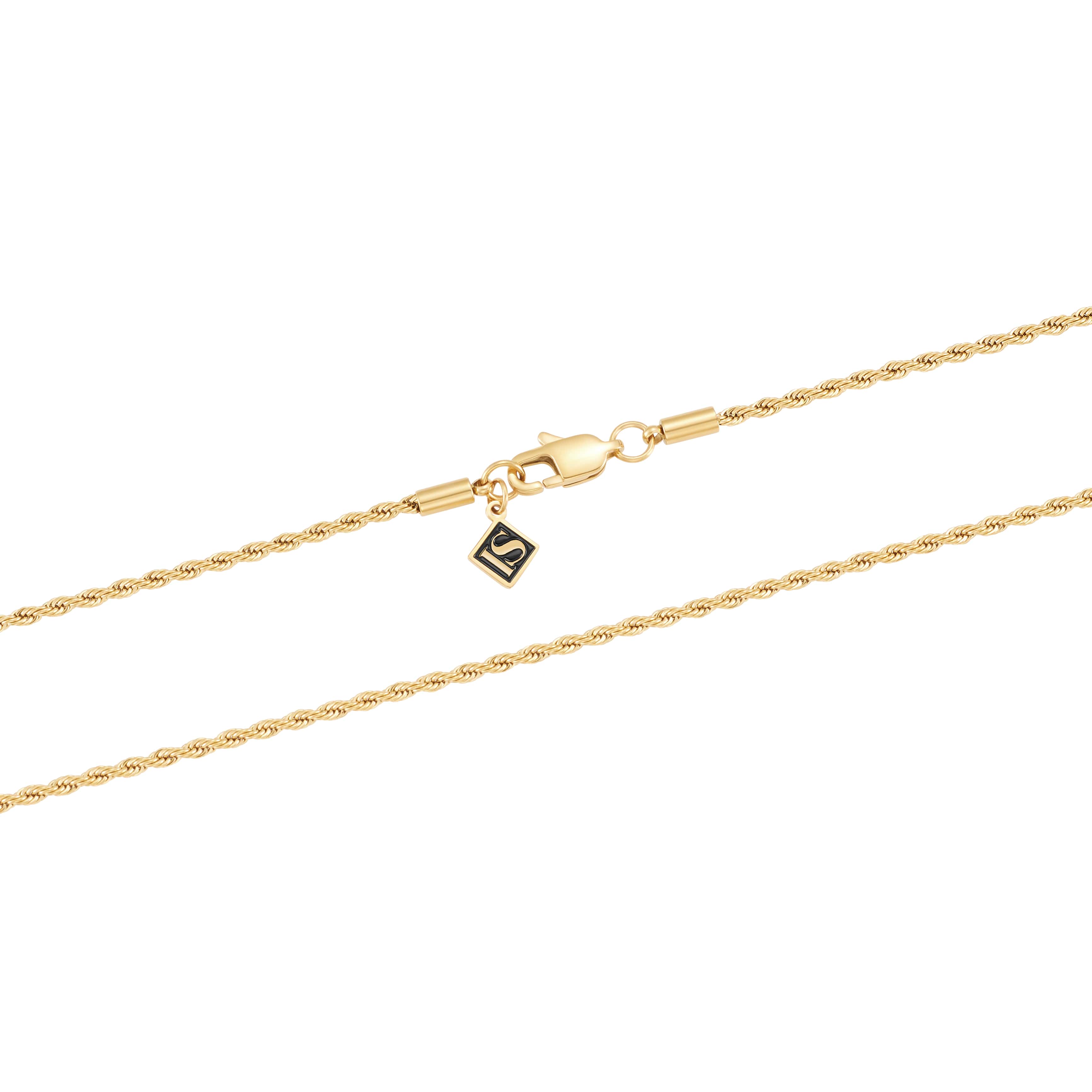 Rope bracelet 2mm Gold