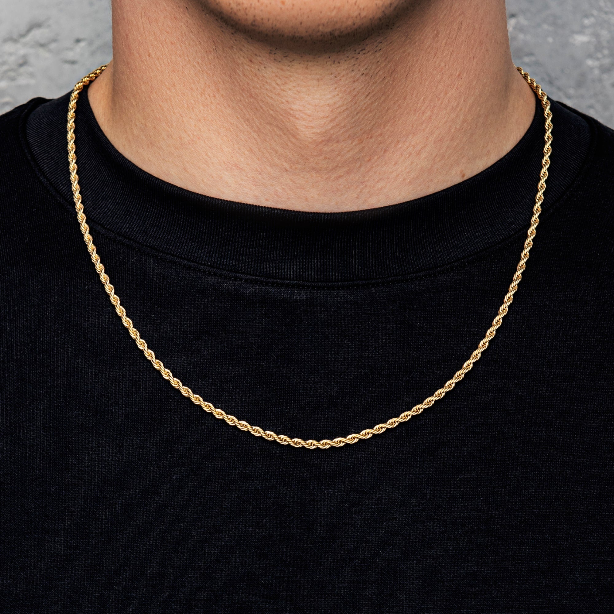 3mm Gold Rope Chain
