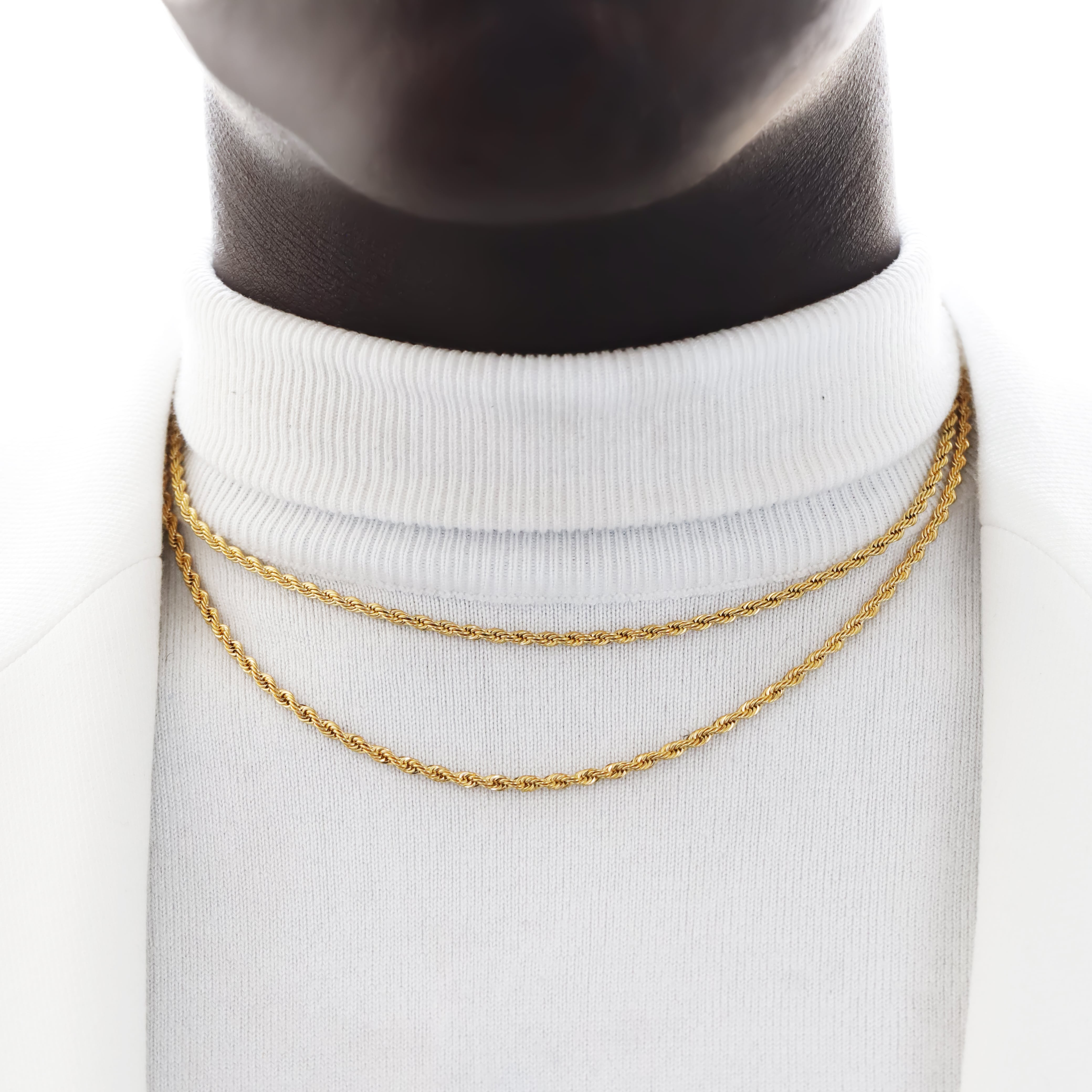 3mm Gold Rope Chain