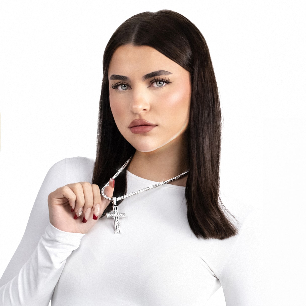 Tennis Chain 4mm White Gold