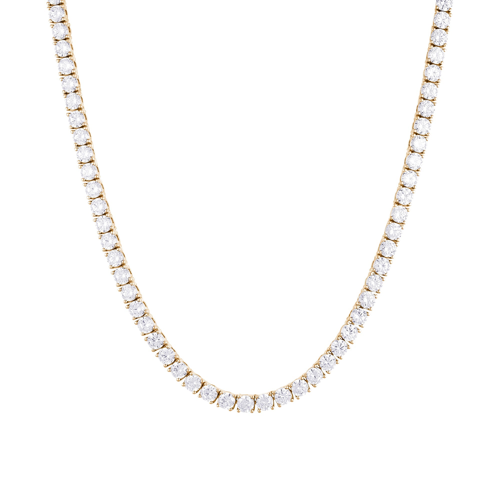 Tennis Chain 4mm S925 Gold