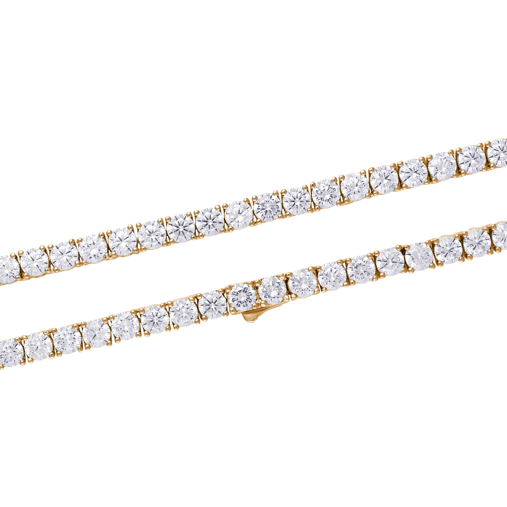 Tennis Chain 4mm S925 Gold