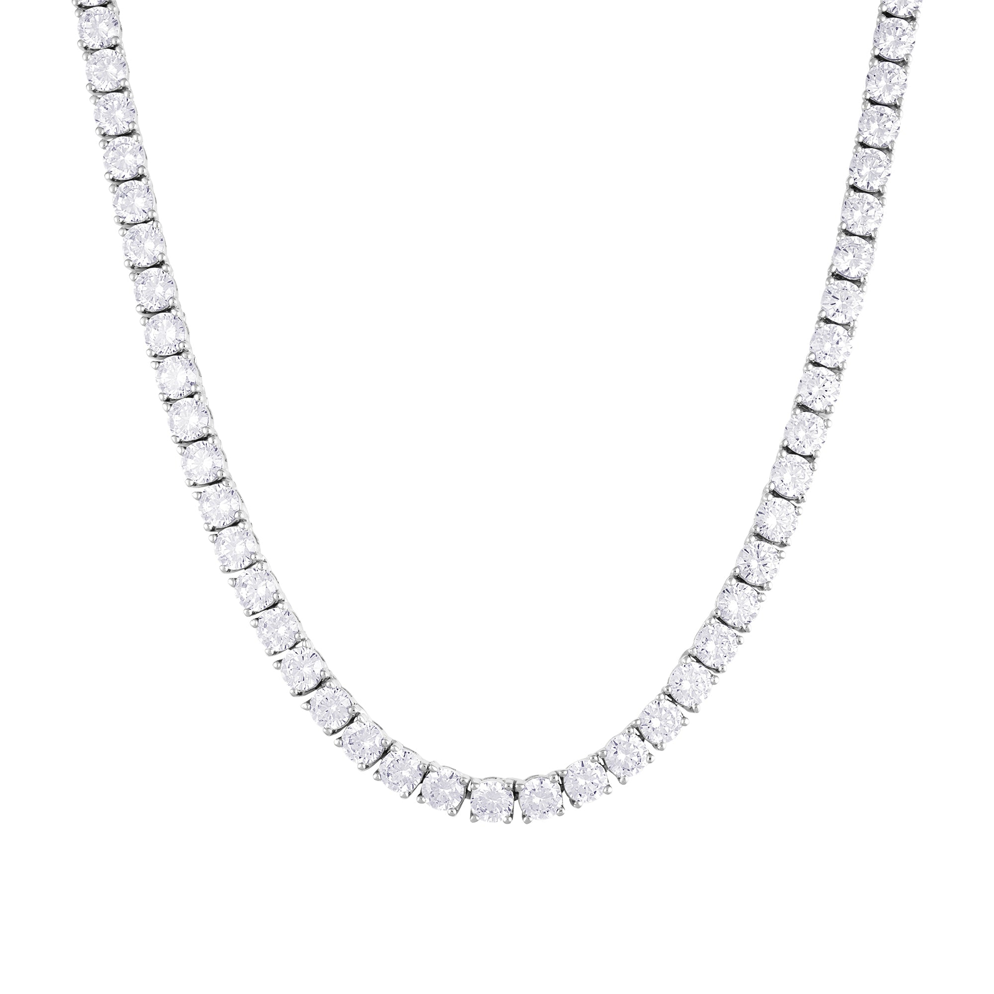 Tennis Chain 5mm White Gold
