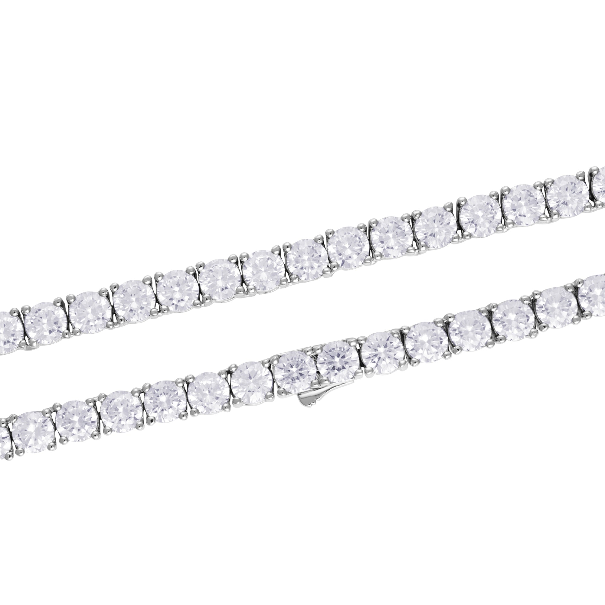 Tennis Chain 5mm White Gold