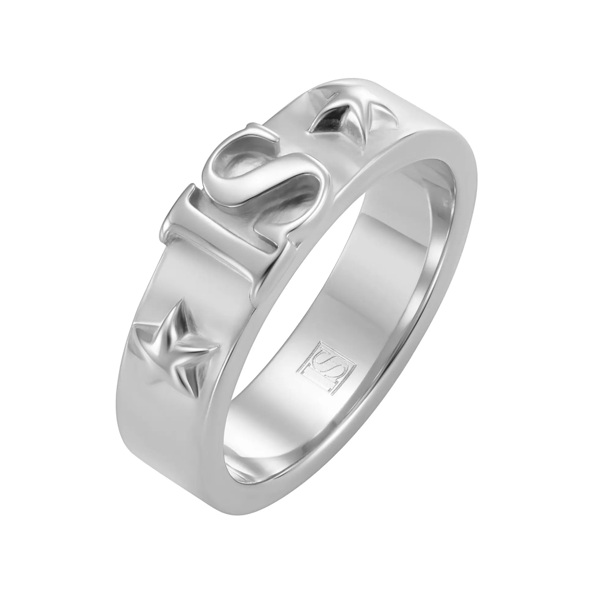 Bague Étoile IS Or Blanc