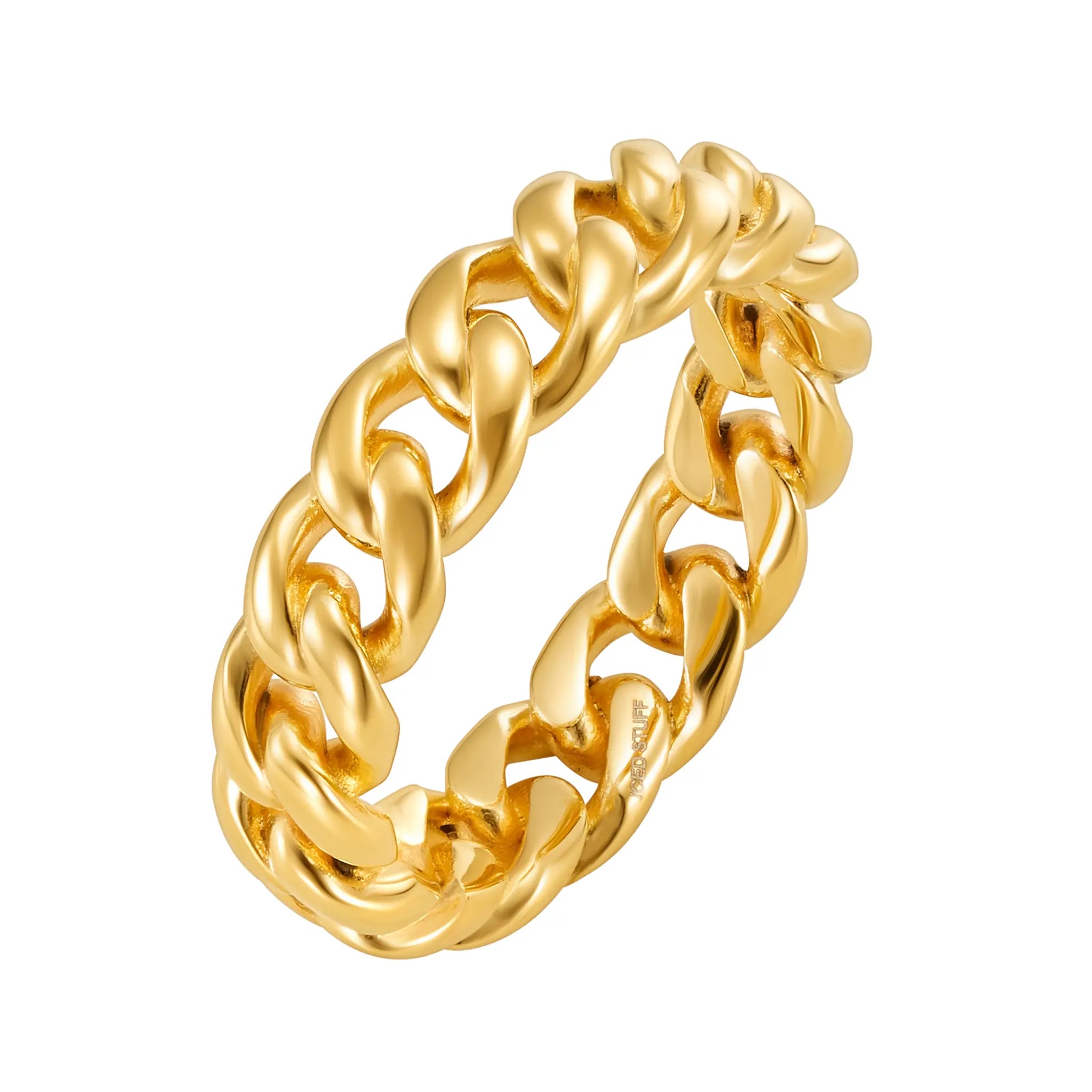 Bague Cubaine Miami 5mm Or