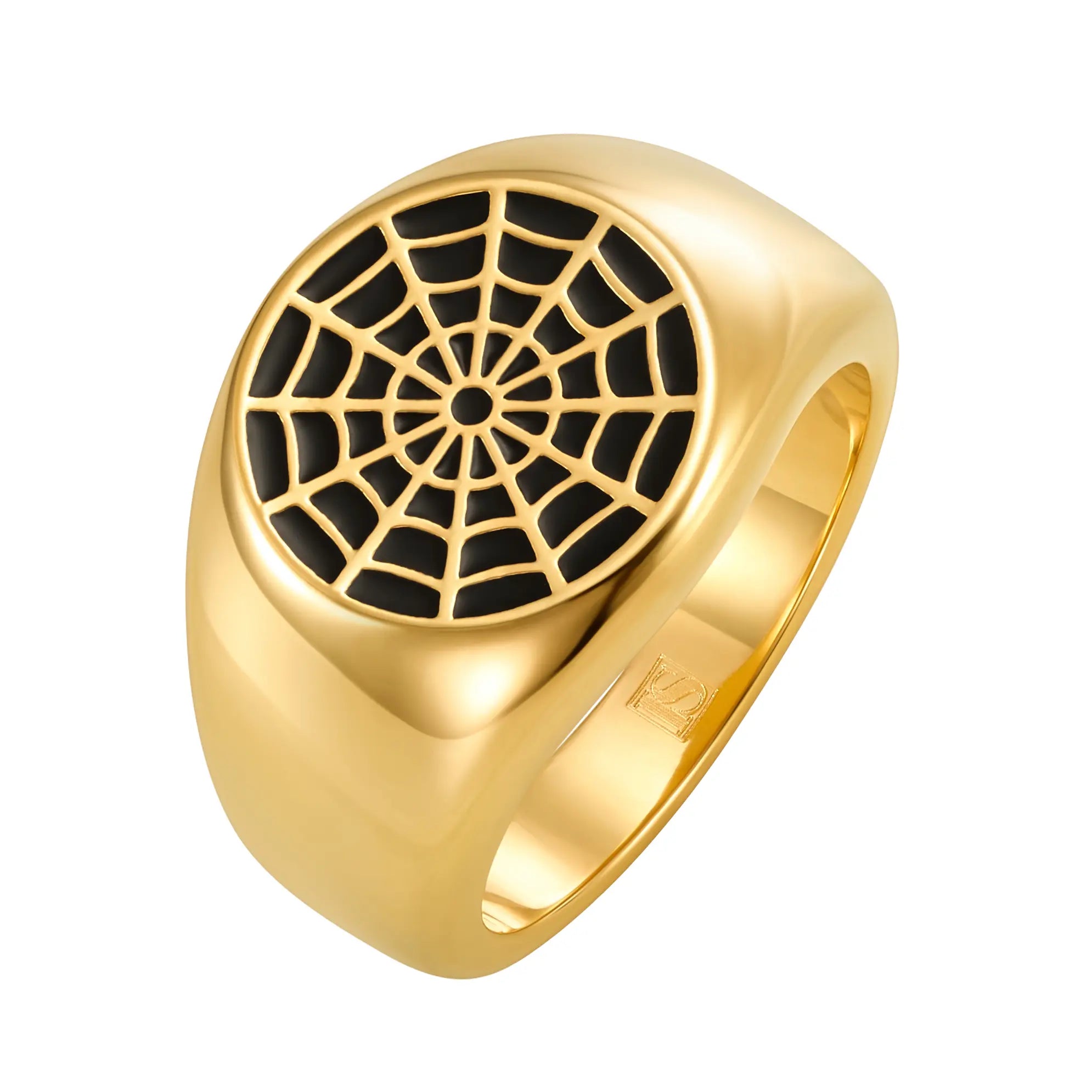Spider Web Gold Ring