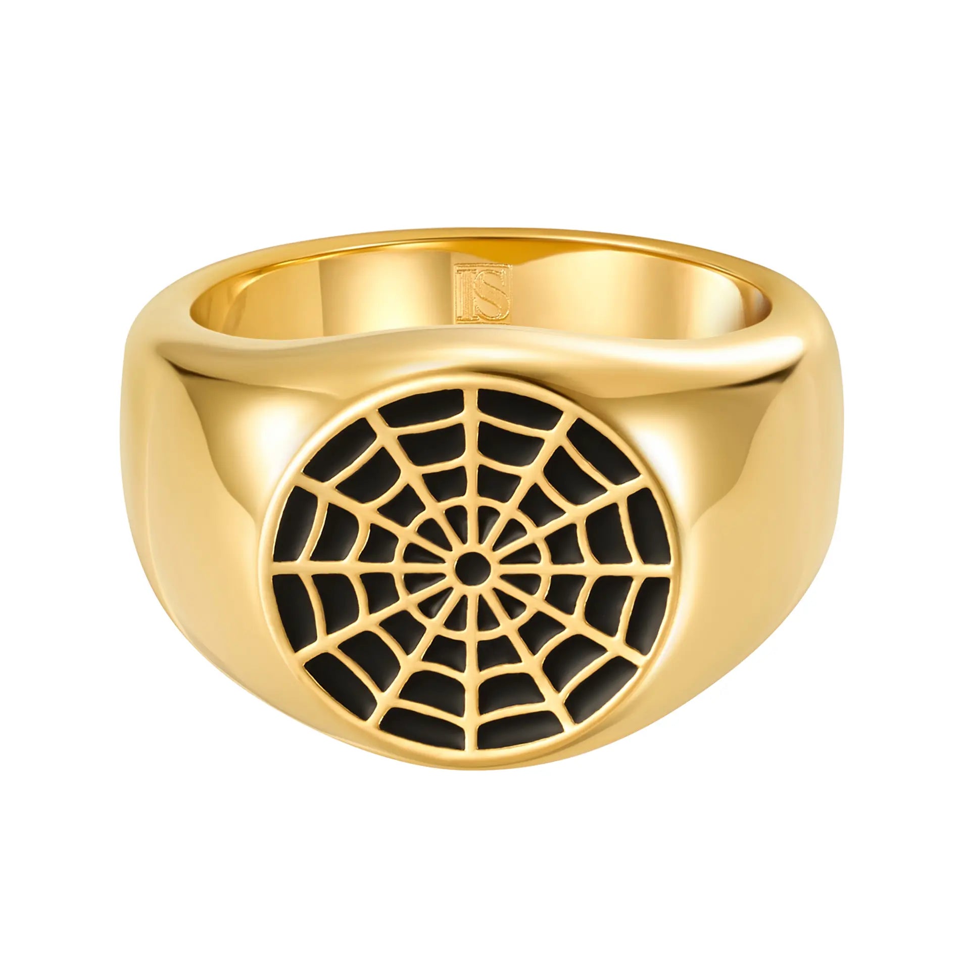 Spider Web Gold Ring