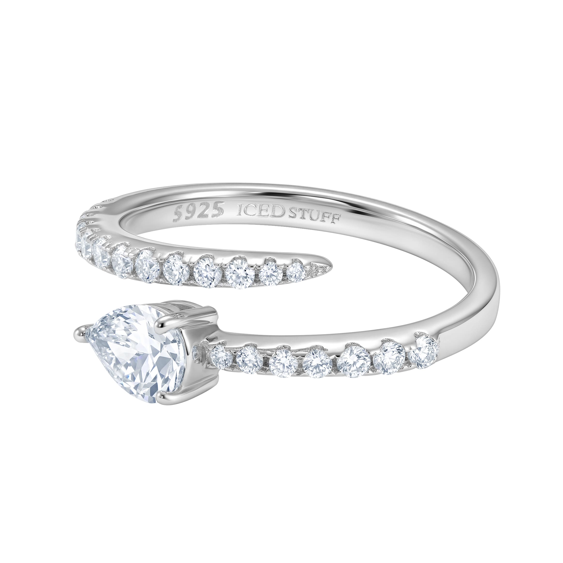 Diamond Pear Cut S925 ring