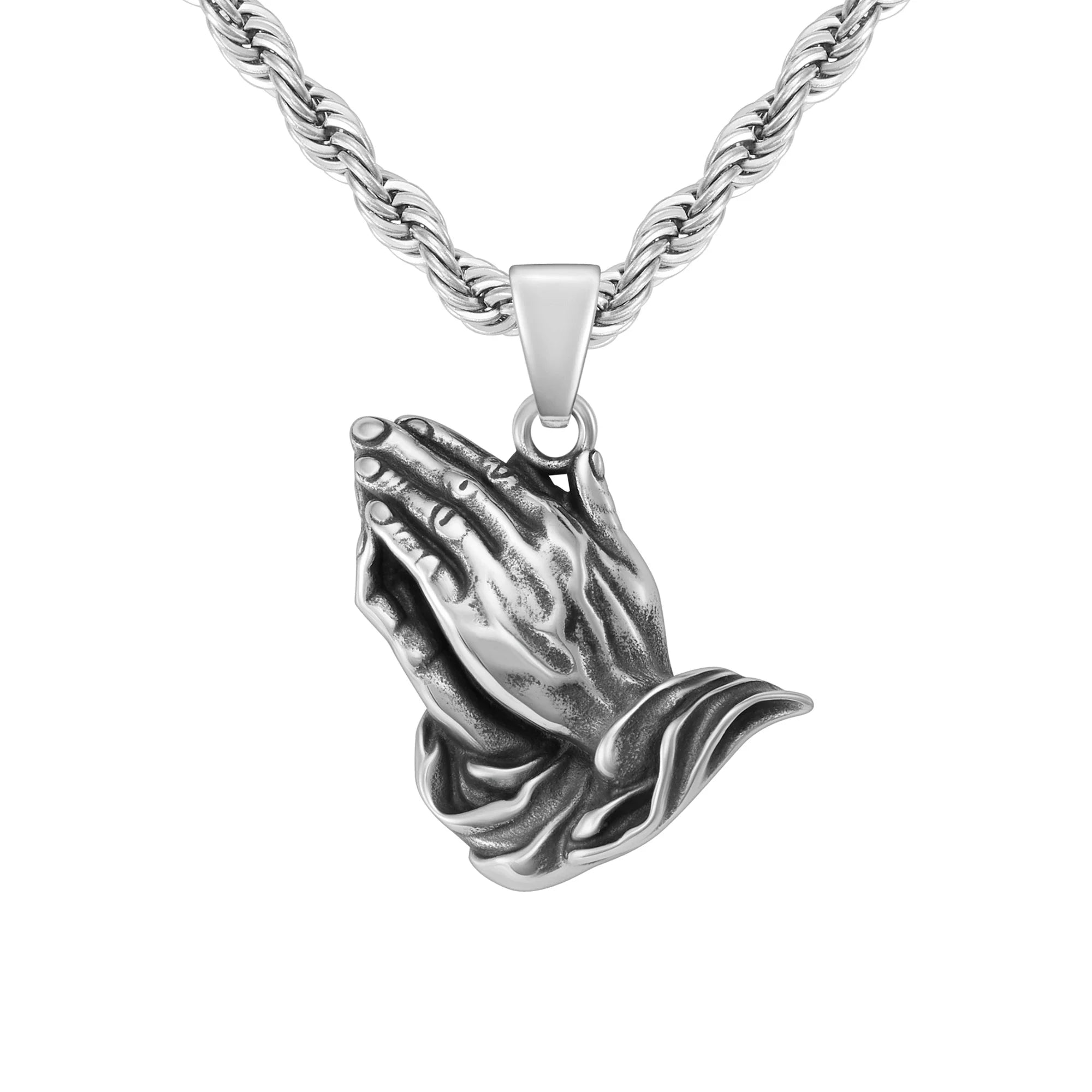 Blessed Pendant in White Gold