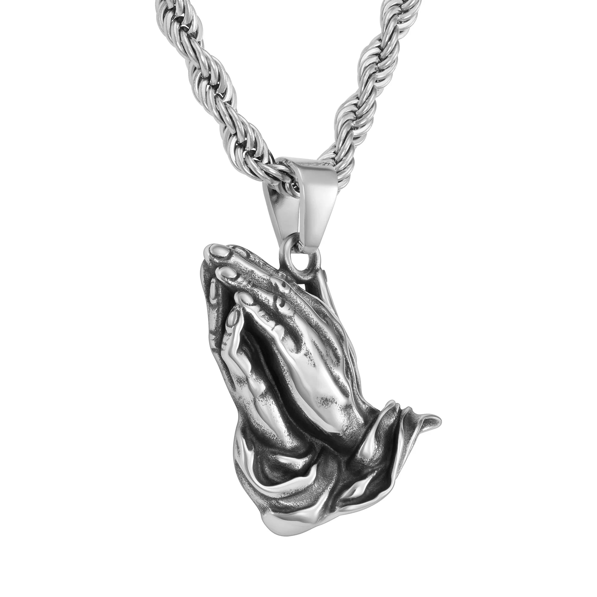 Blessed Pendant in White Gold
