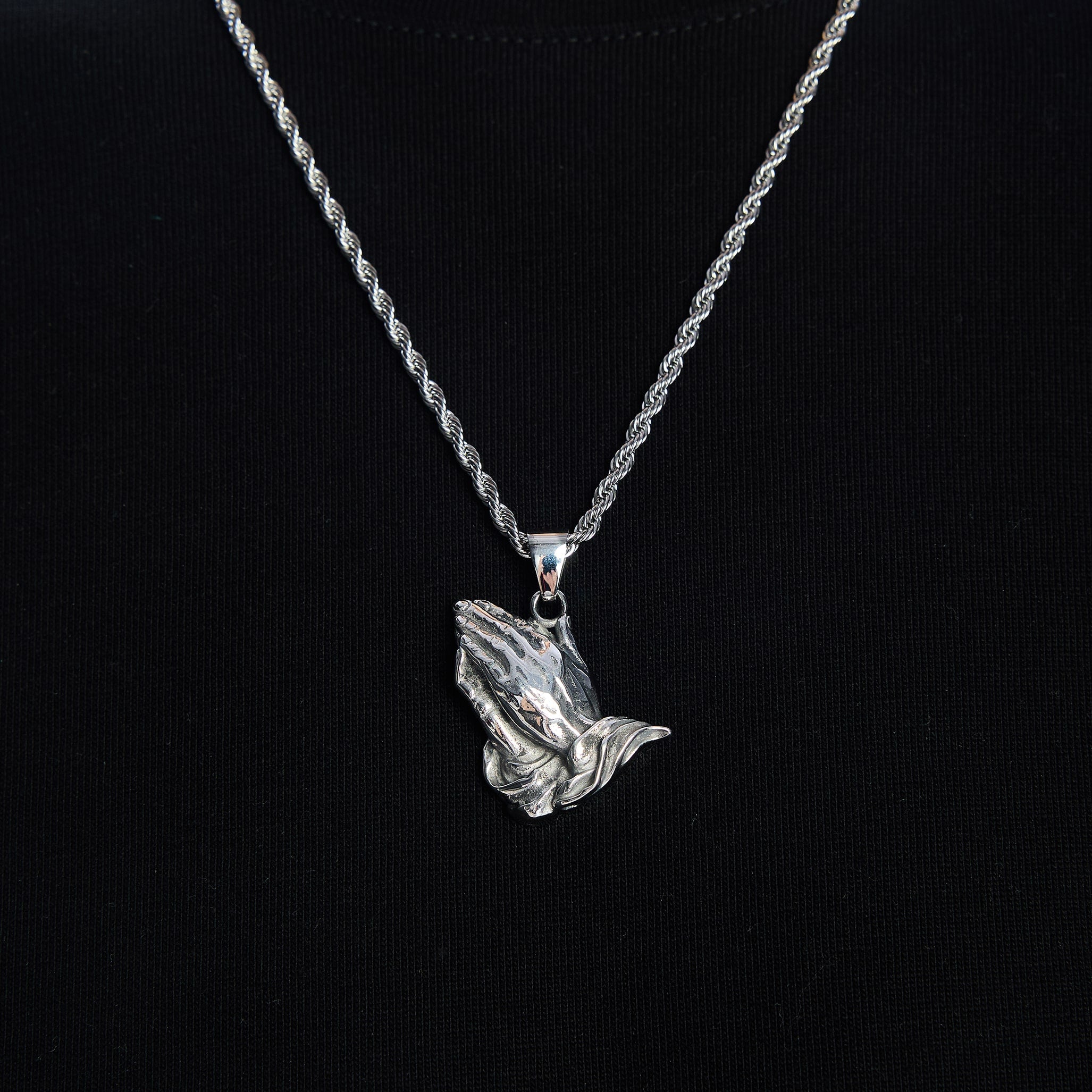 Blessed Pendant in White Gold