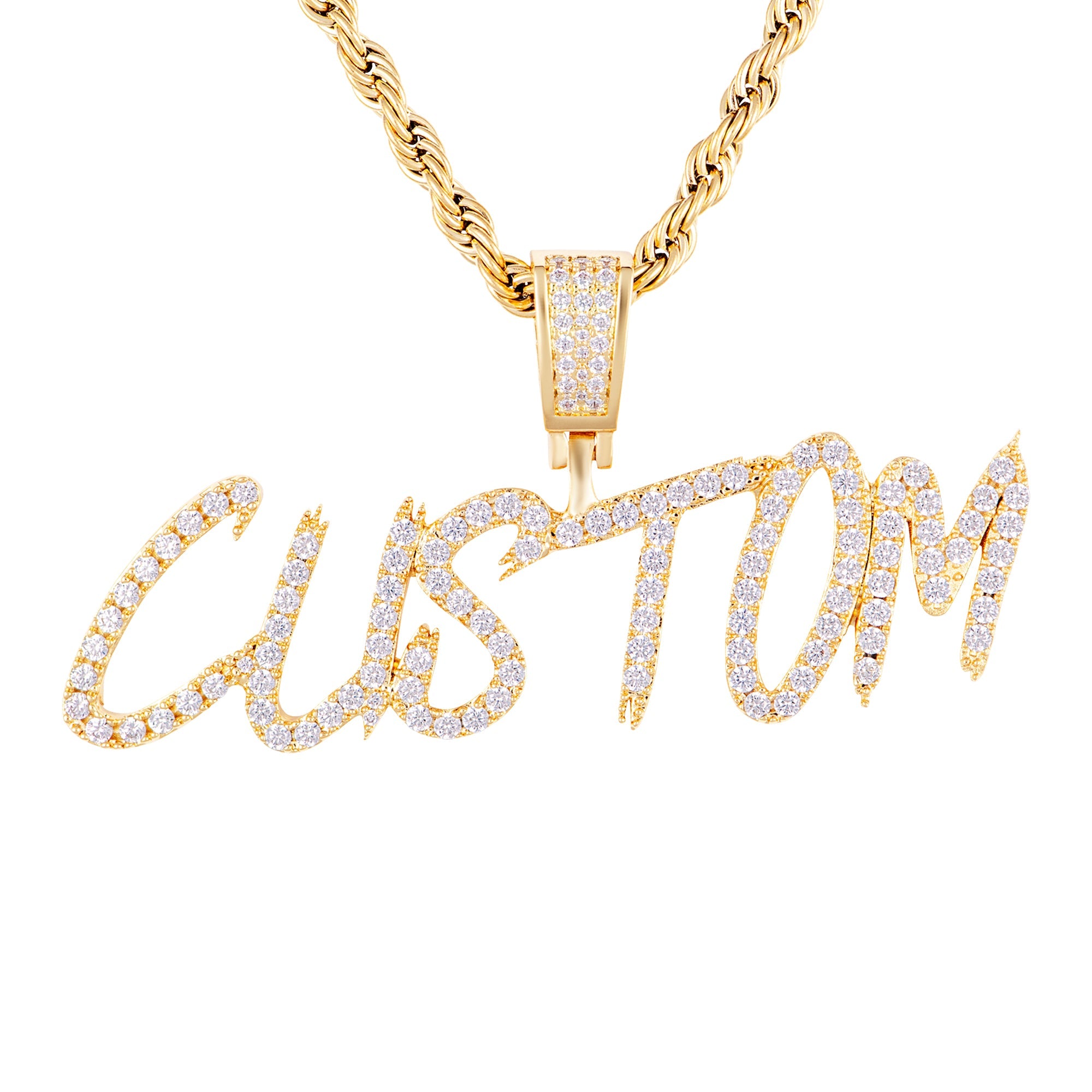 Custom Graffiti Letters Pendant