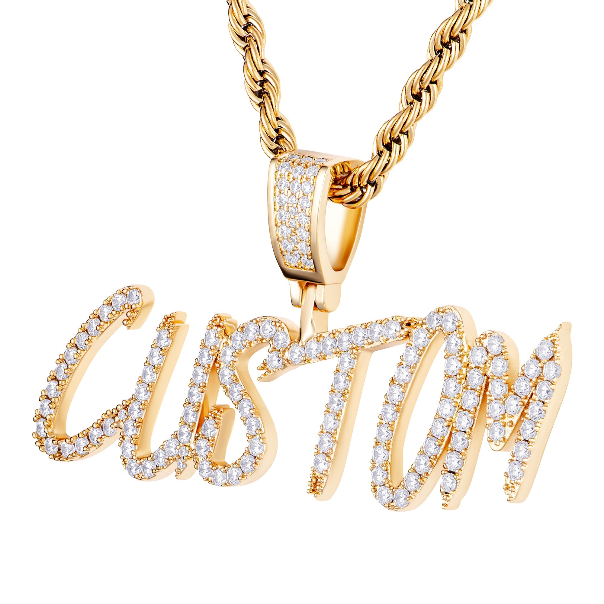 Custom Graffiti Letters Pendant