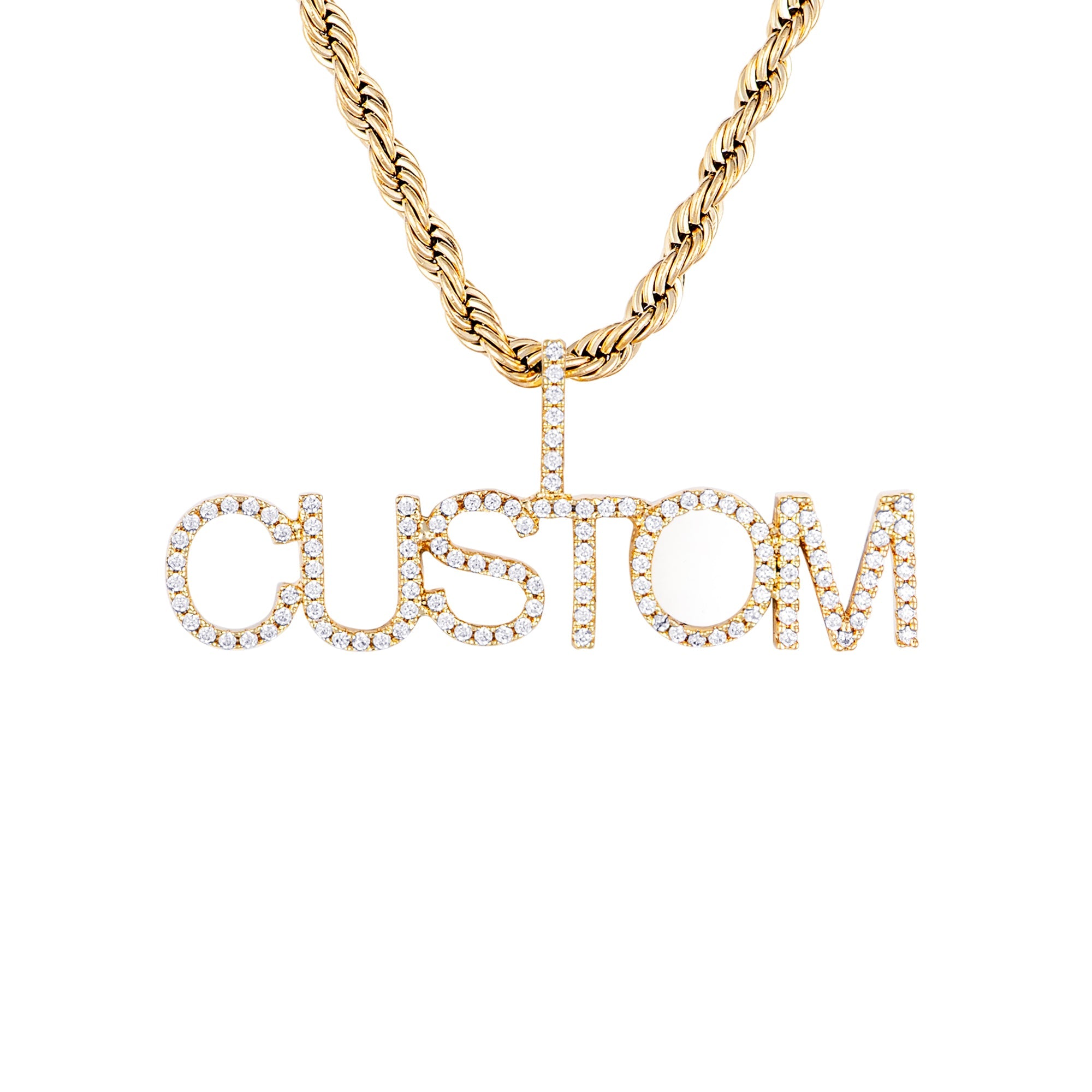 Custom Micro Letters Pendant