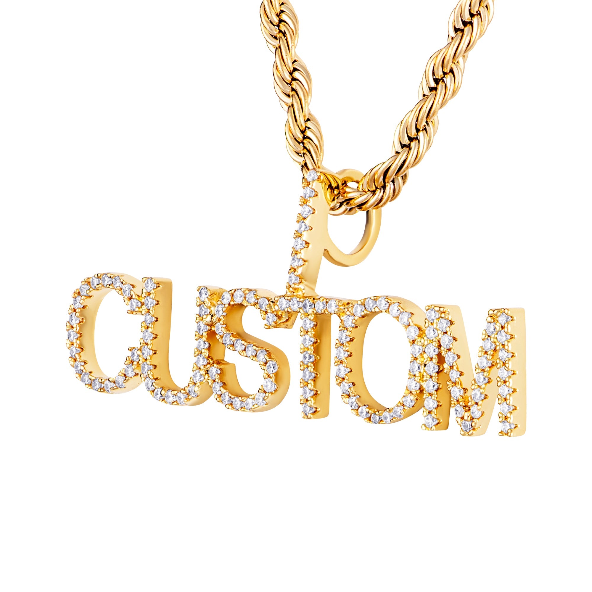 Custom Micro Letters Pendant