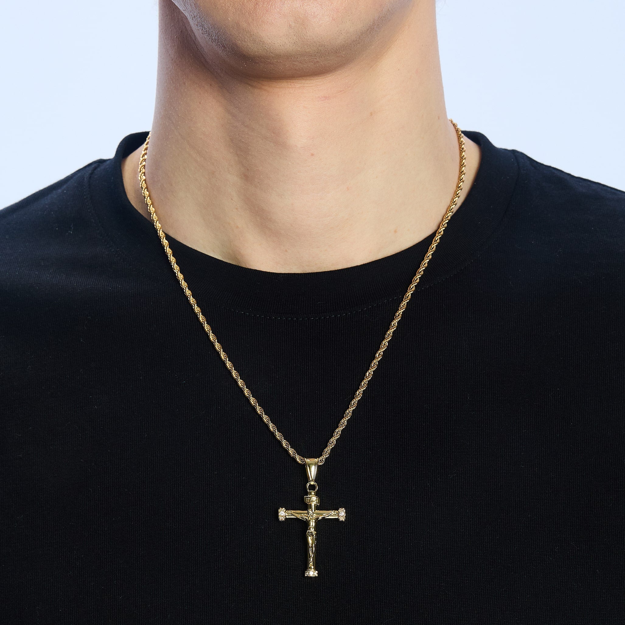 Diamond Crucifix Gold pendant