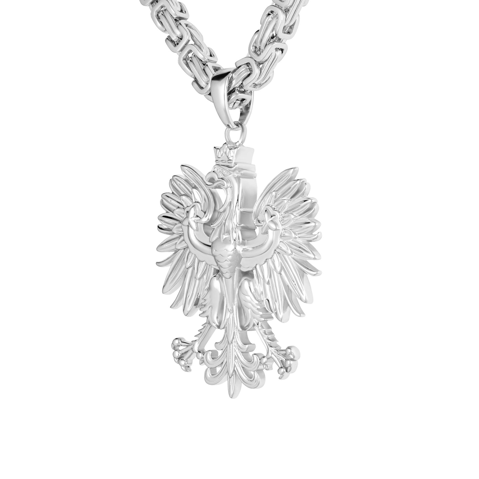 ZAWIESZKA ORZEŁ POLSKI BIAŁE ZŁOTO - IcedStuff