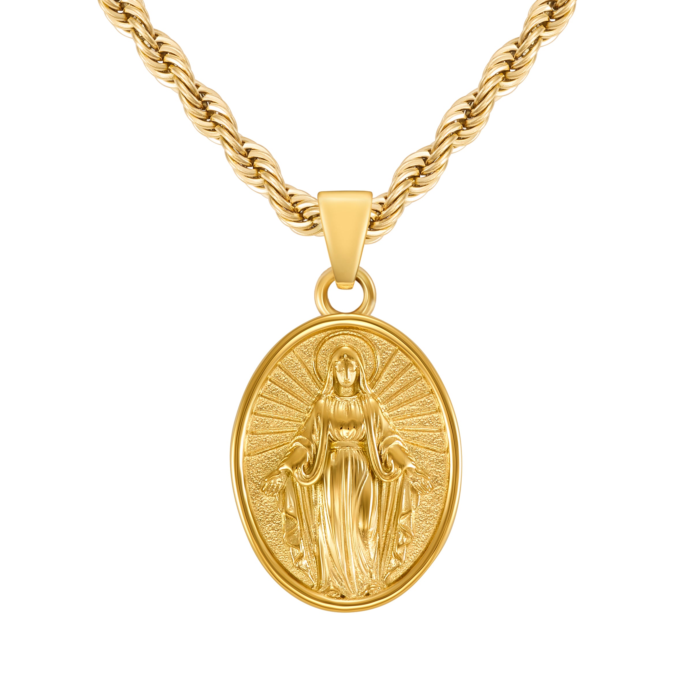 Saint Maria Pendant Gold