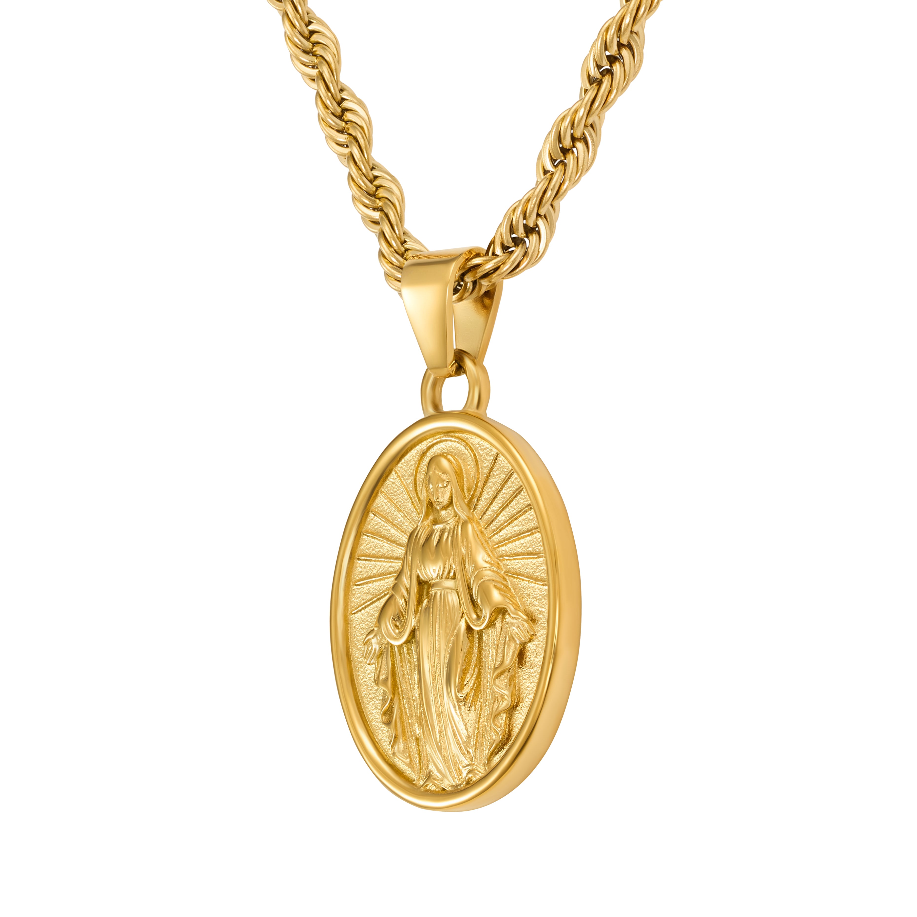 Saint Maria Pendant Gold