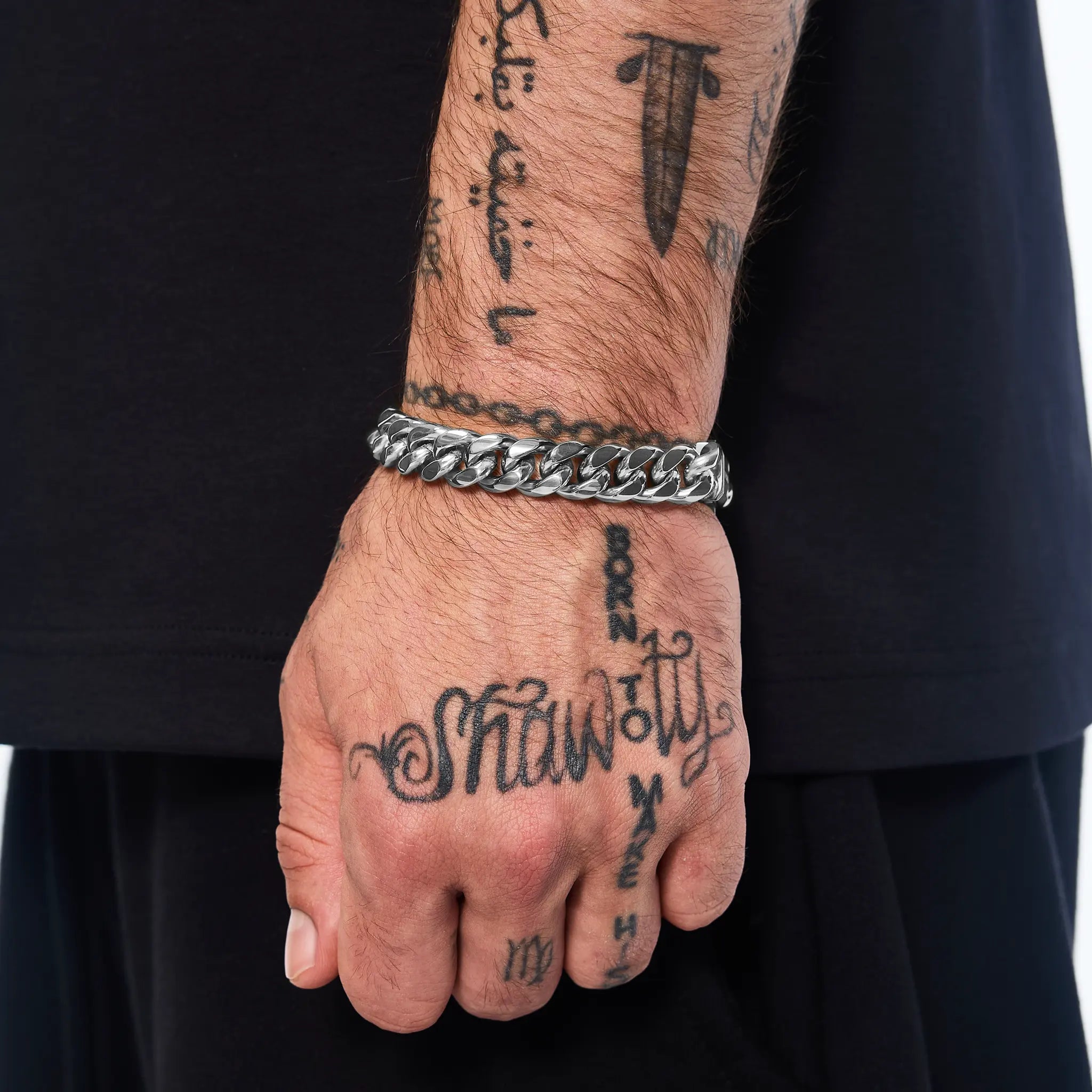 Premium Miami Cuban Link Bracelet 12mm White Gold