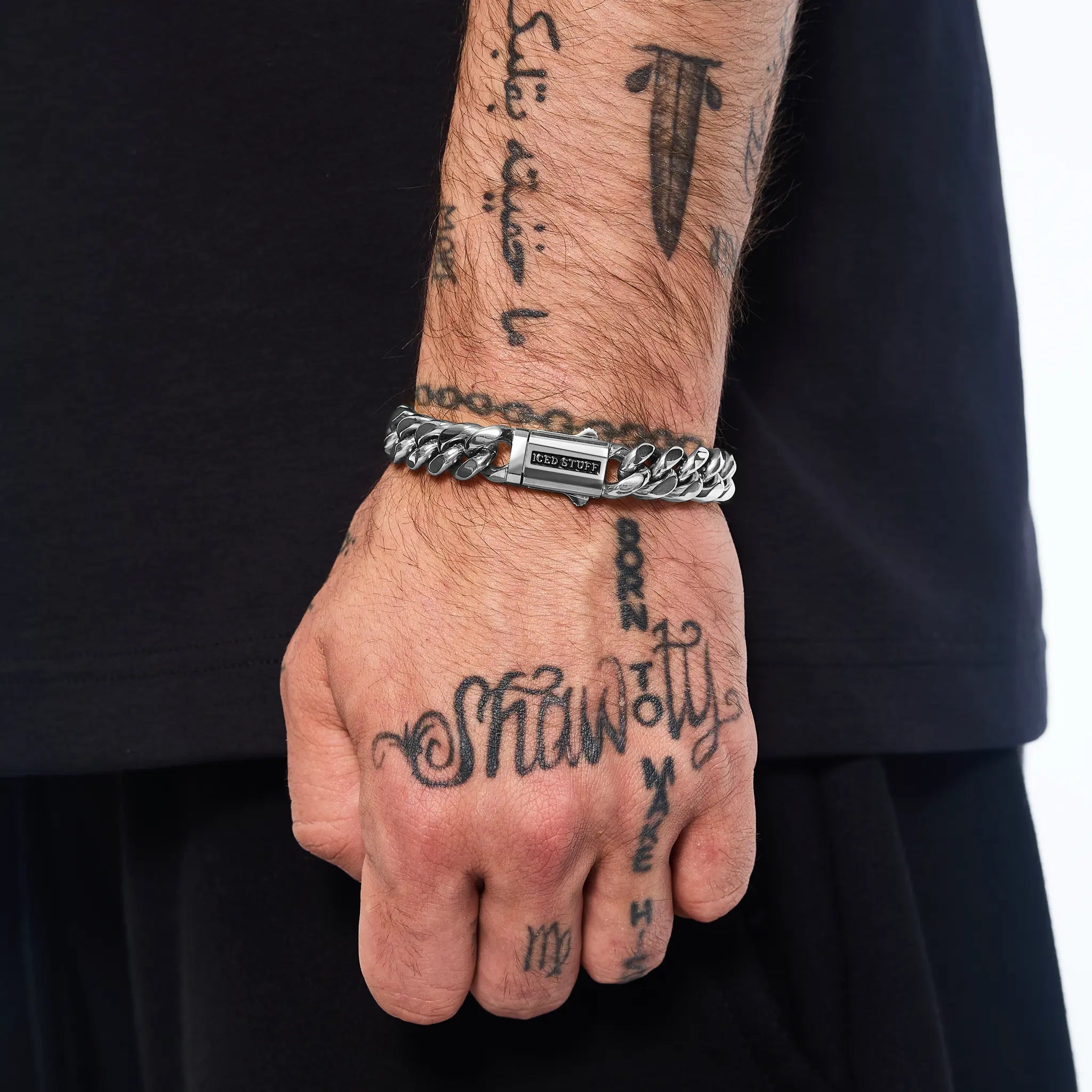 Premium Miami Cuban Link Bracelet 12mm White Gold