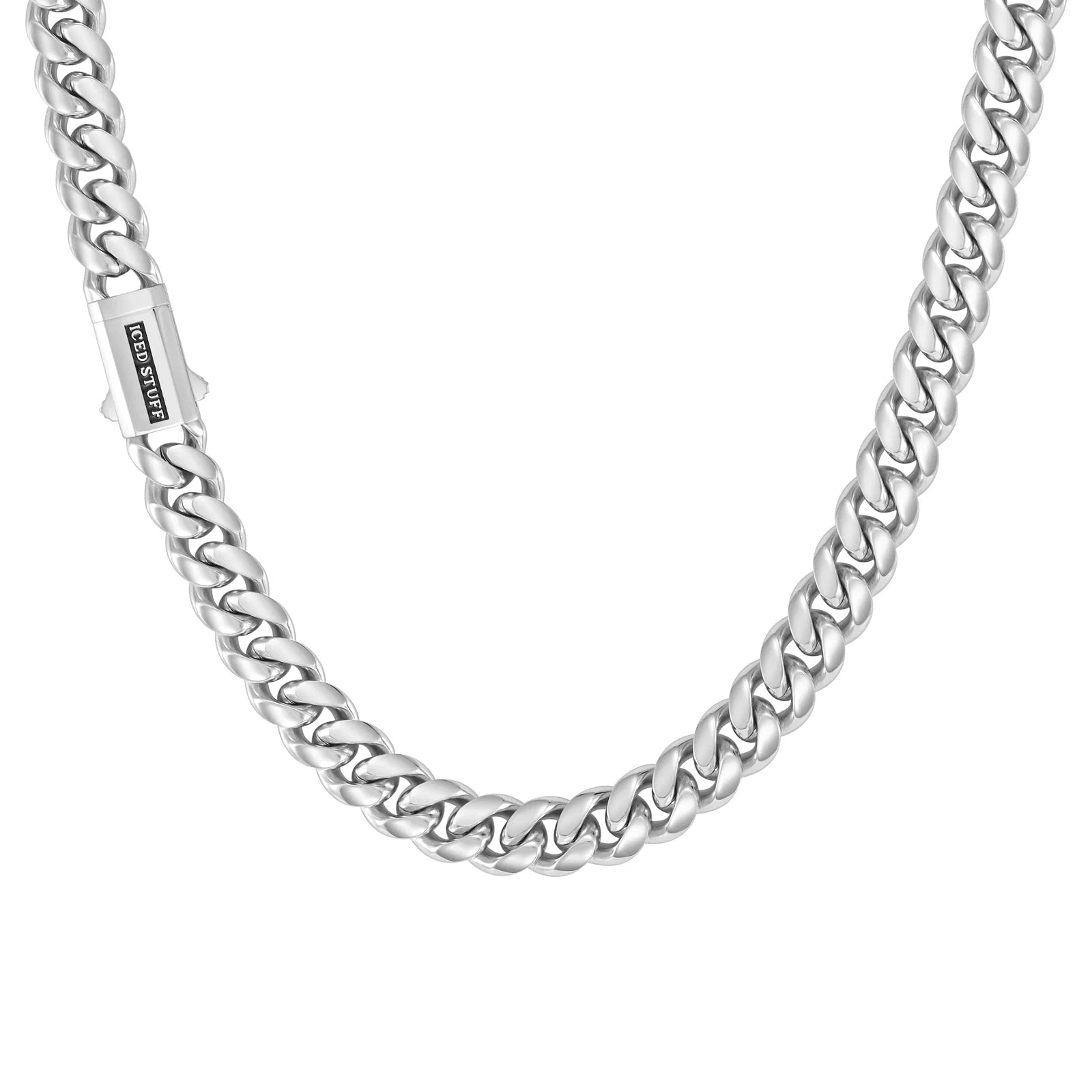 Premium Miami Cuban Link Chain 10mm White Gold