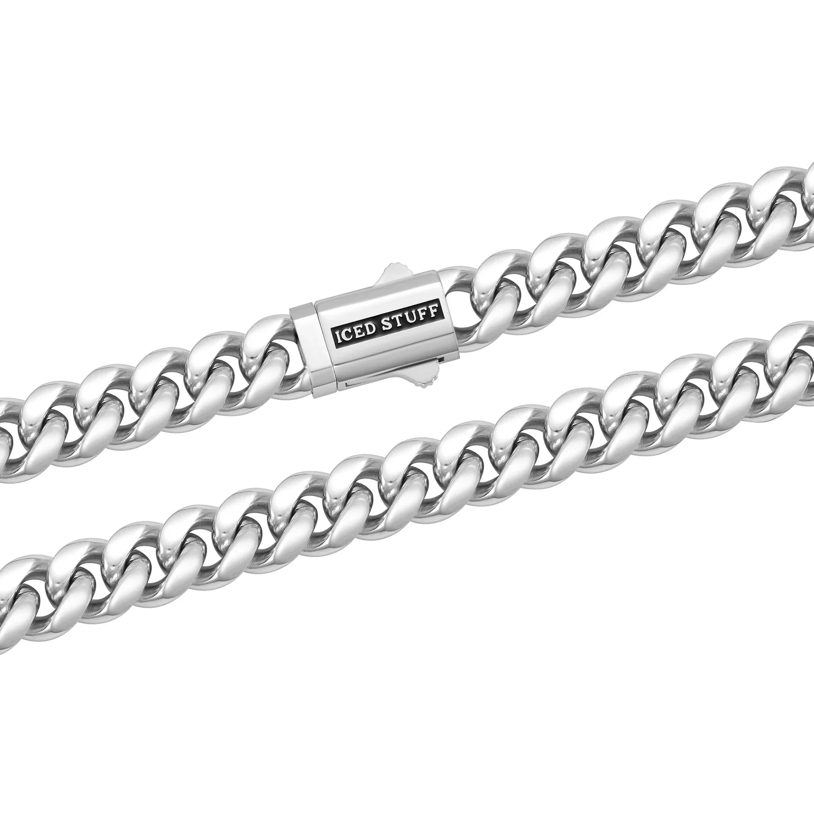Premium Miami Cuban Link Chain 10mm White Gold