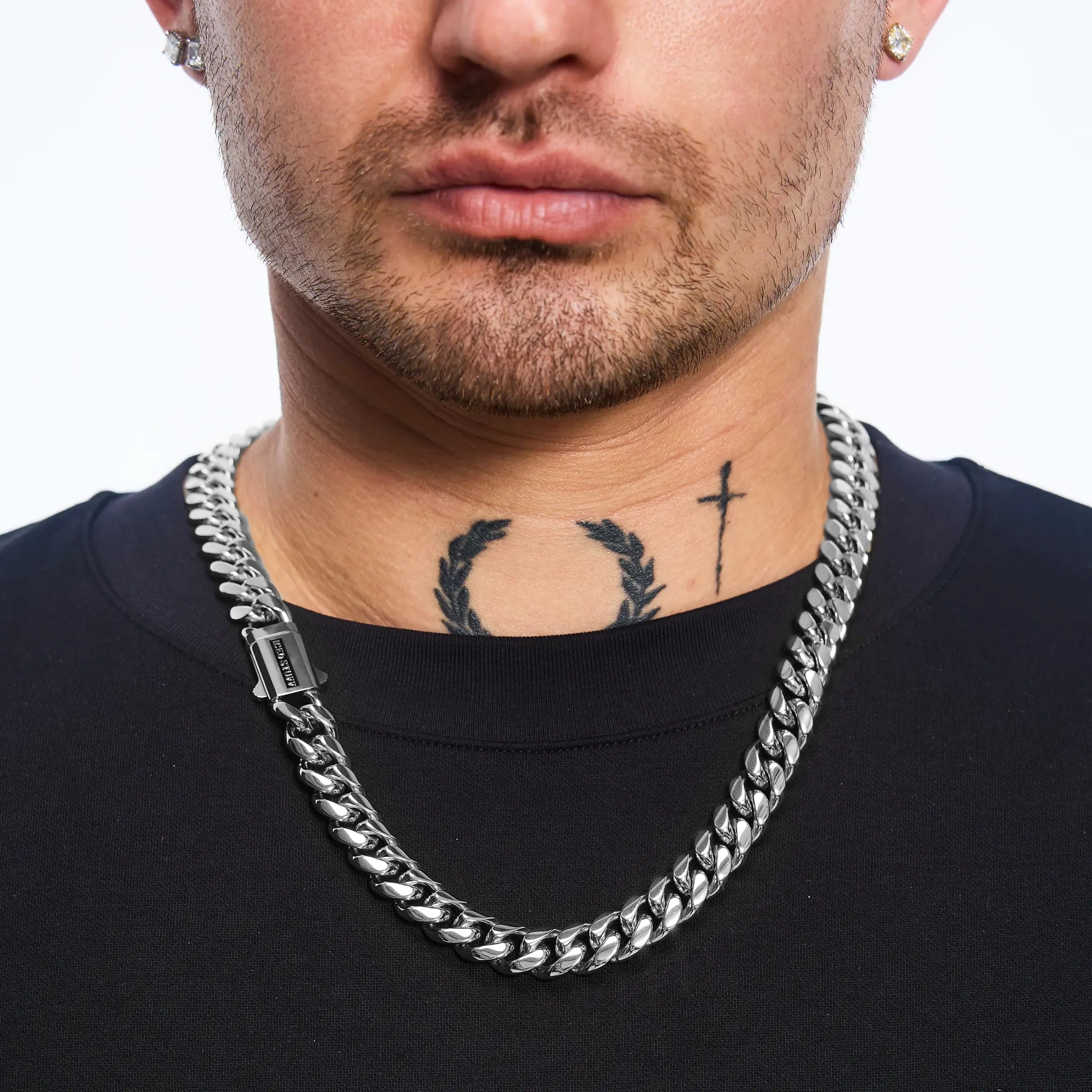 Premium Miami Cuban Link Chain 12mm White Gold