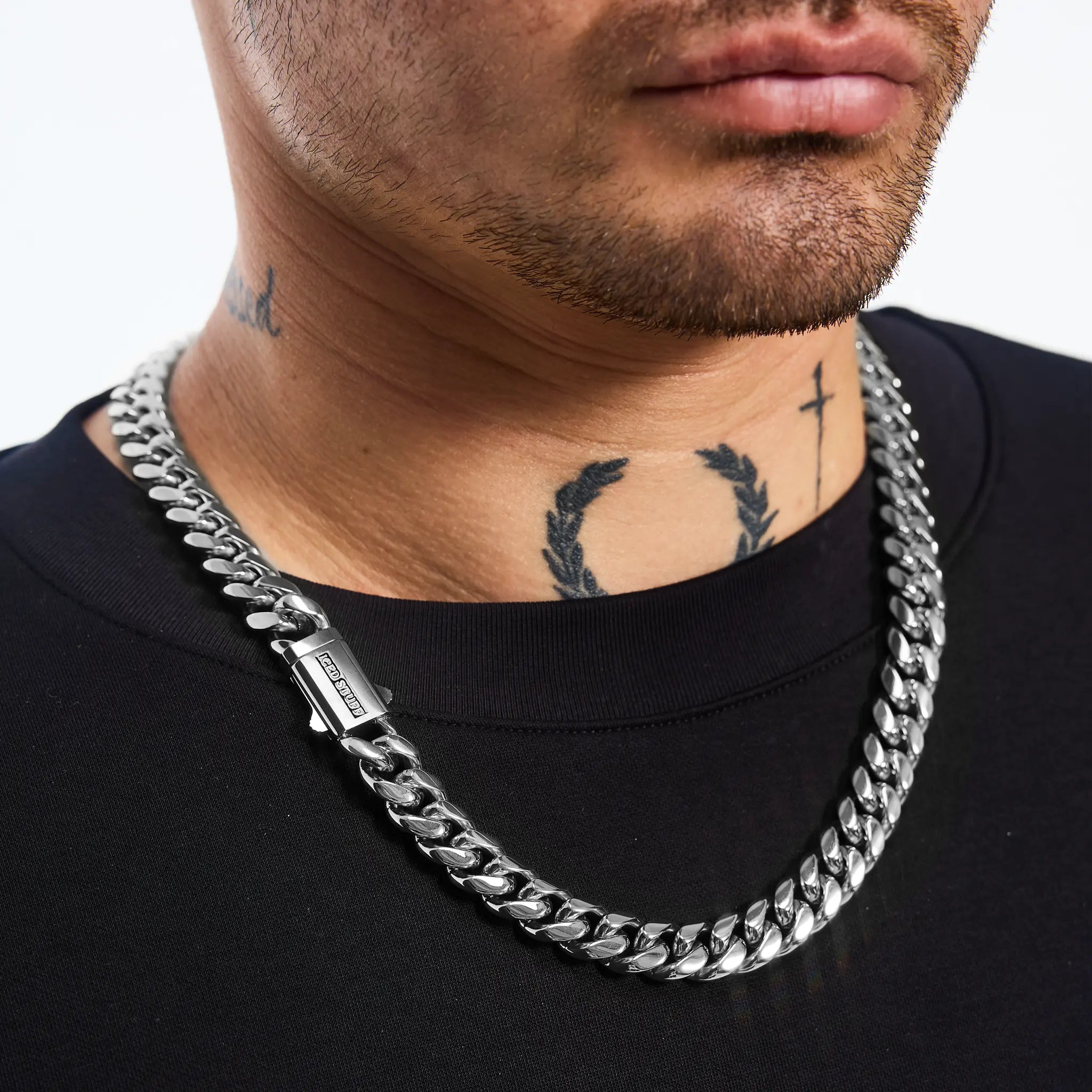 Premium Miami Cuban Link Chain 12mm White Gold