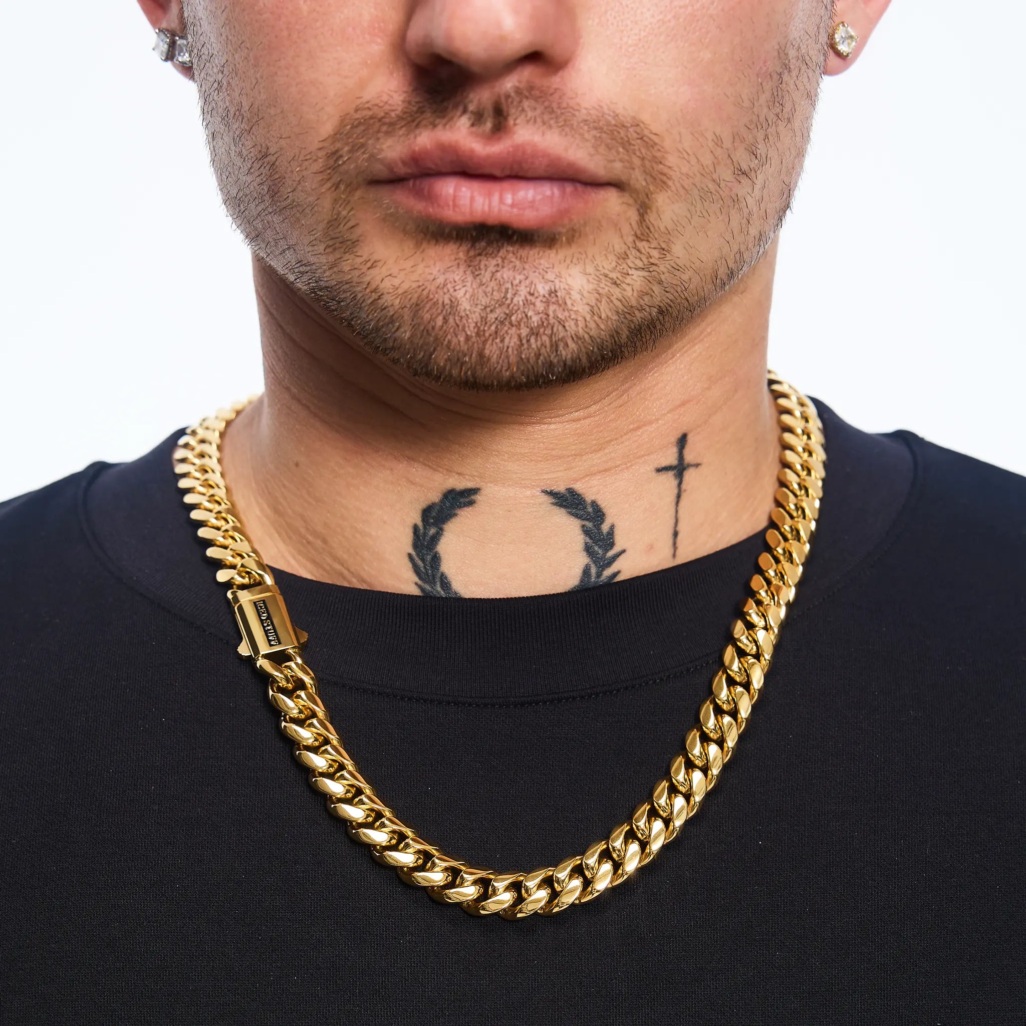 Premium Miami Cuban Link Chain 12mm Gold